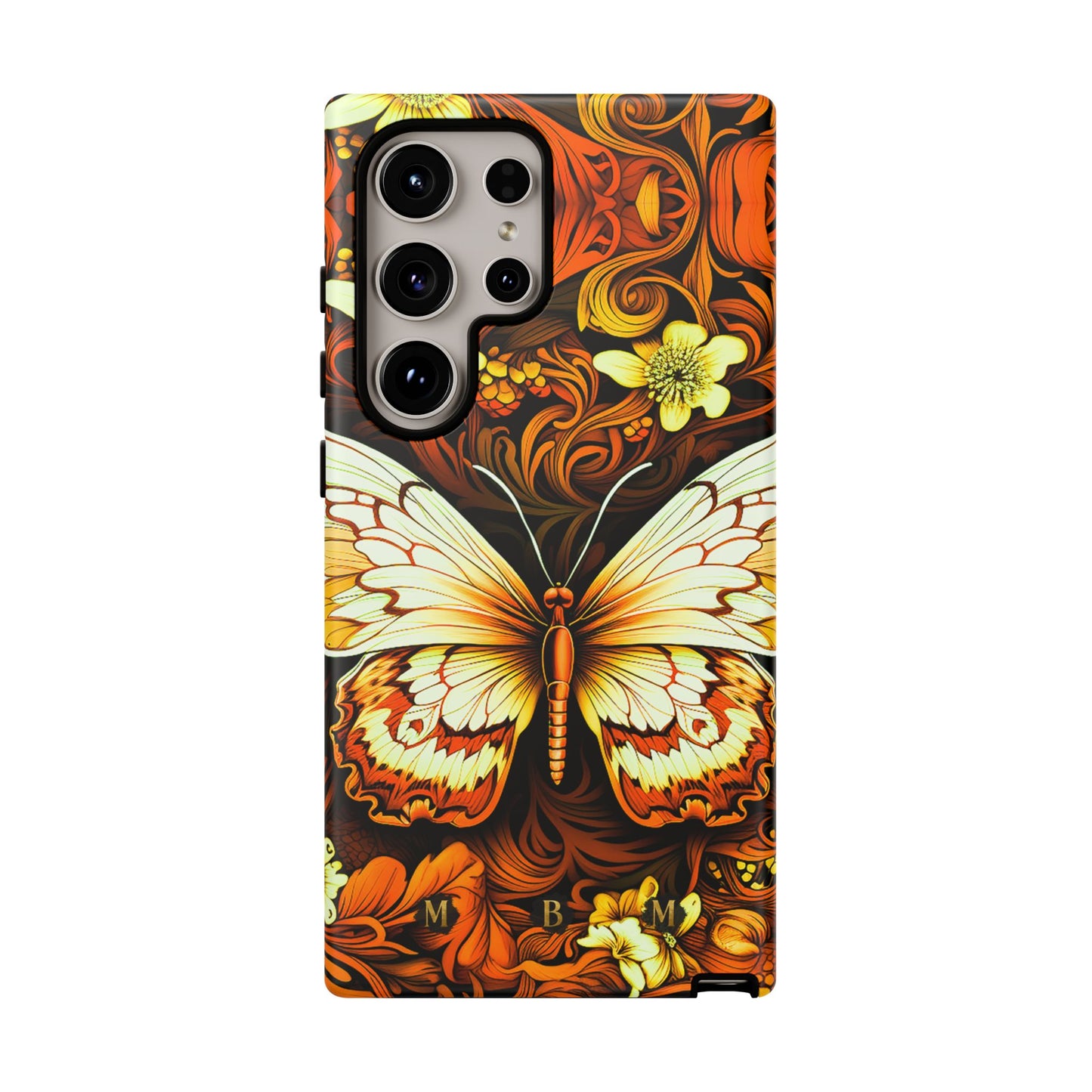 Vintage Orange Samsung Galaxy S Tough Case