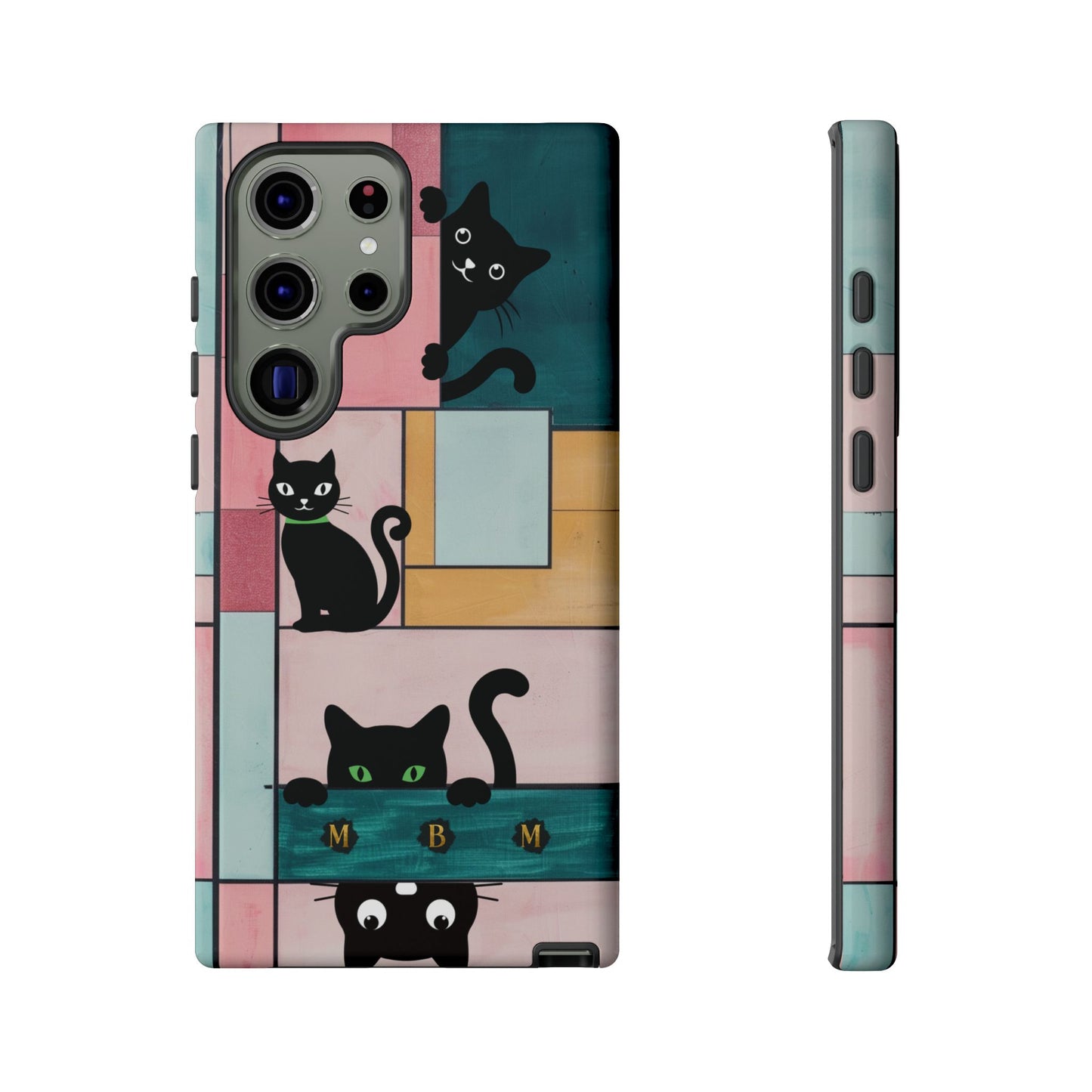 Block Cats Samsung Galaxy S Tough Case