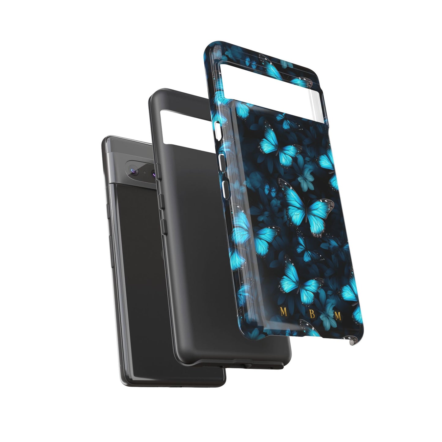 Blue Butterflies Google Pixel Tough Case