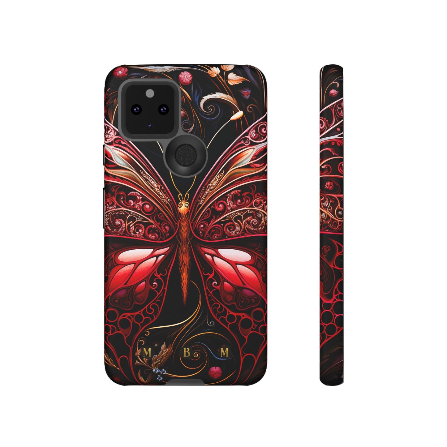 Red Butterfly Google Pixel Tough Case