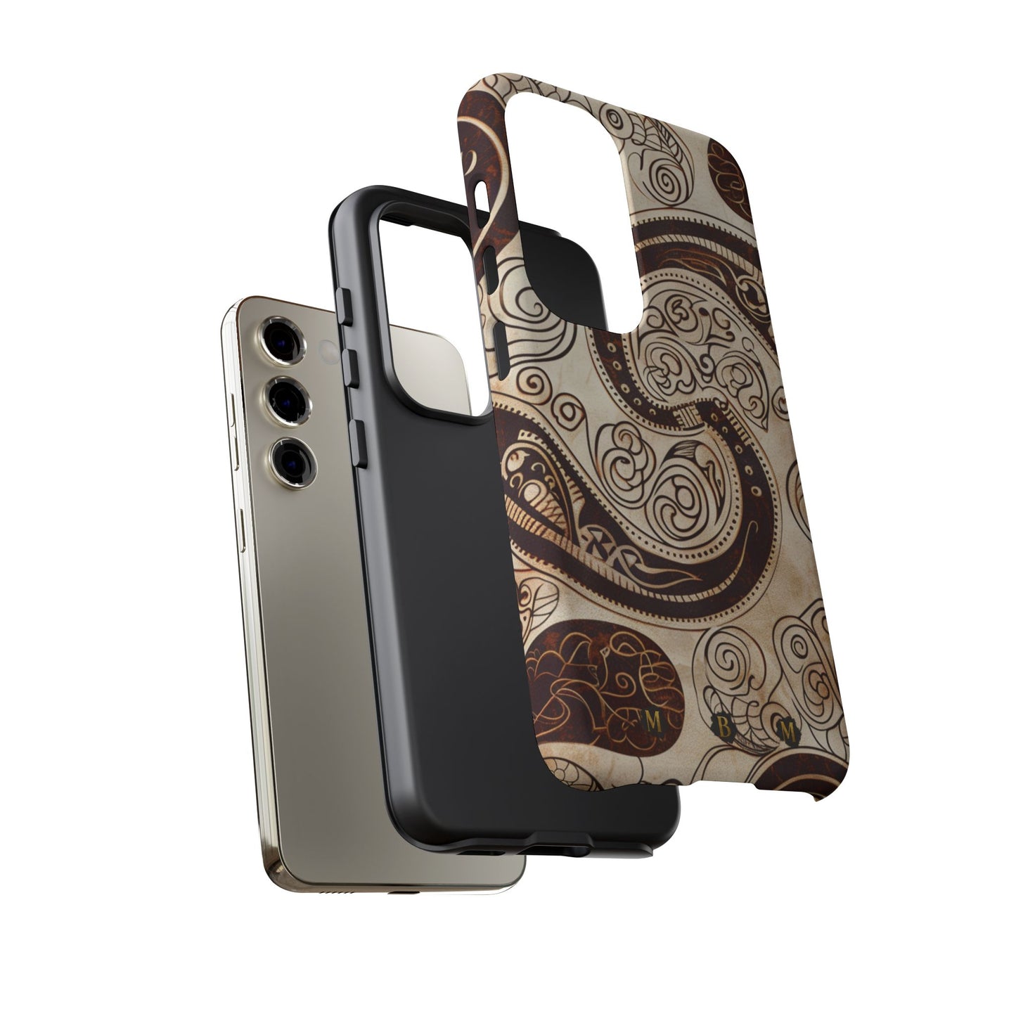 Sepia Scroll Samsung Galaxy S Tough Case