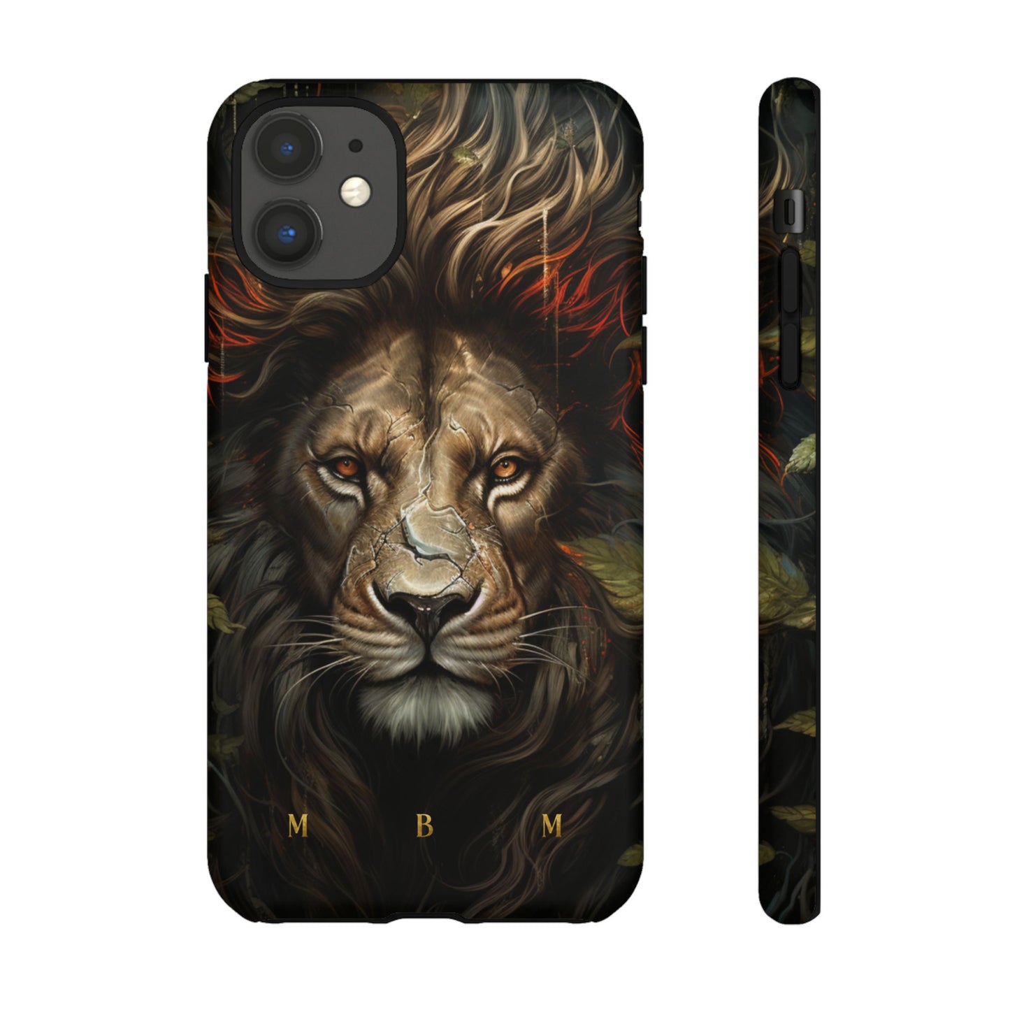 Dark Lion iPhone Tough Case