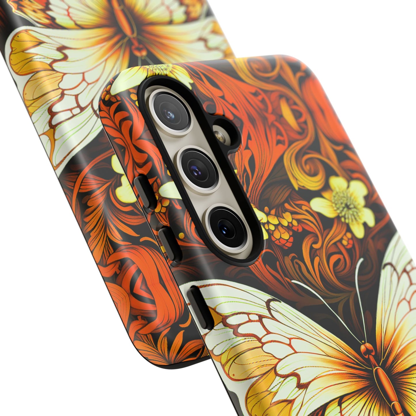 Vintage Orange Samsung Galaxy S Tough Case