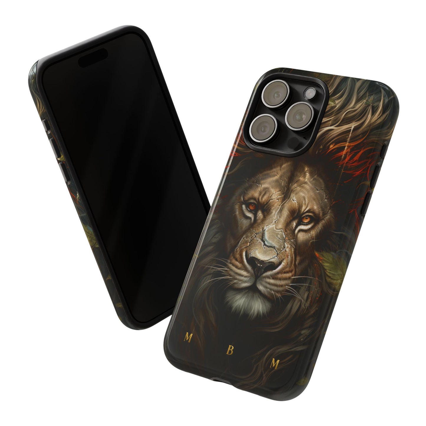 Dark Lion iPhone Tough Case