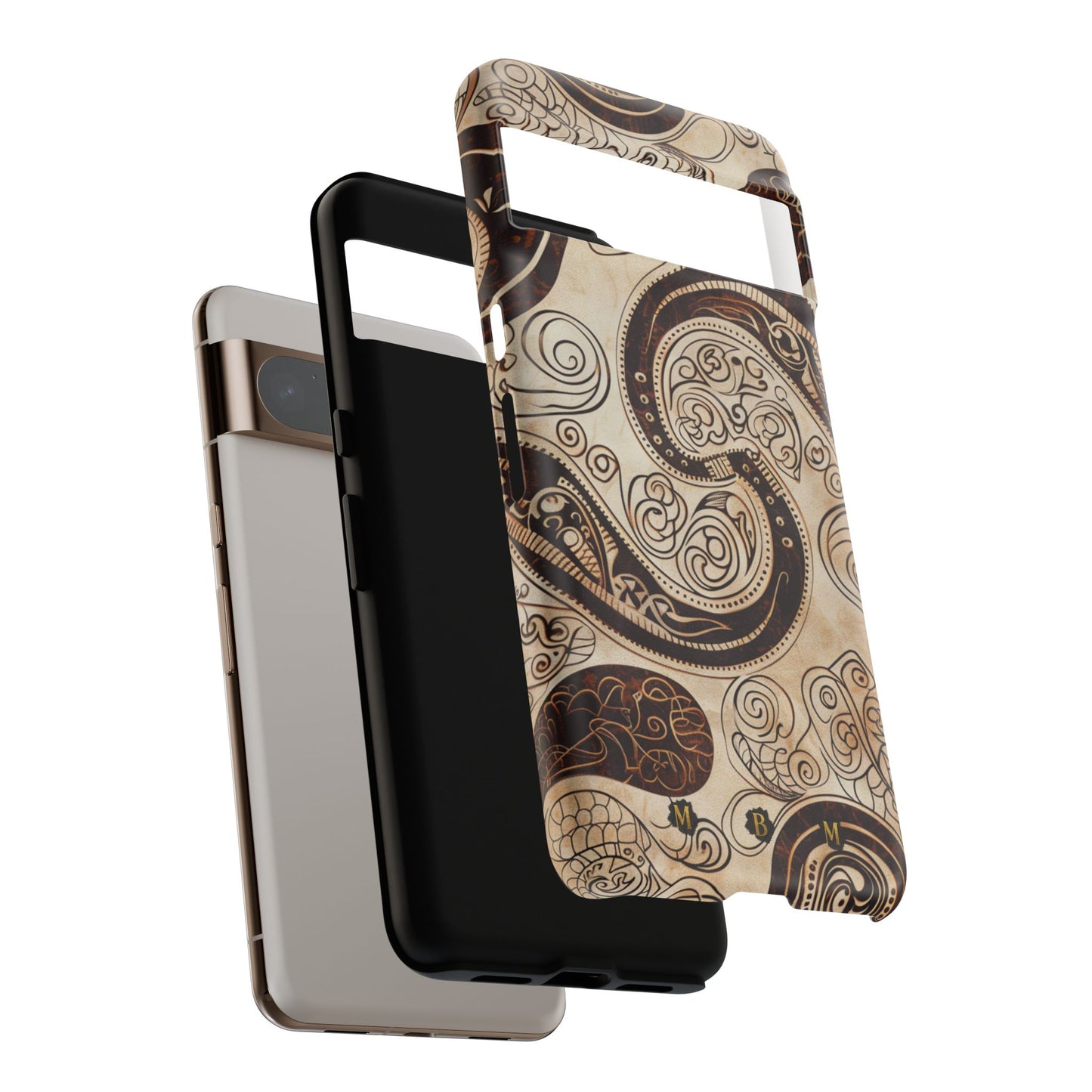 Sepia Scroll Google Pixel Tough Case