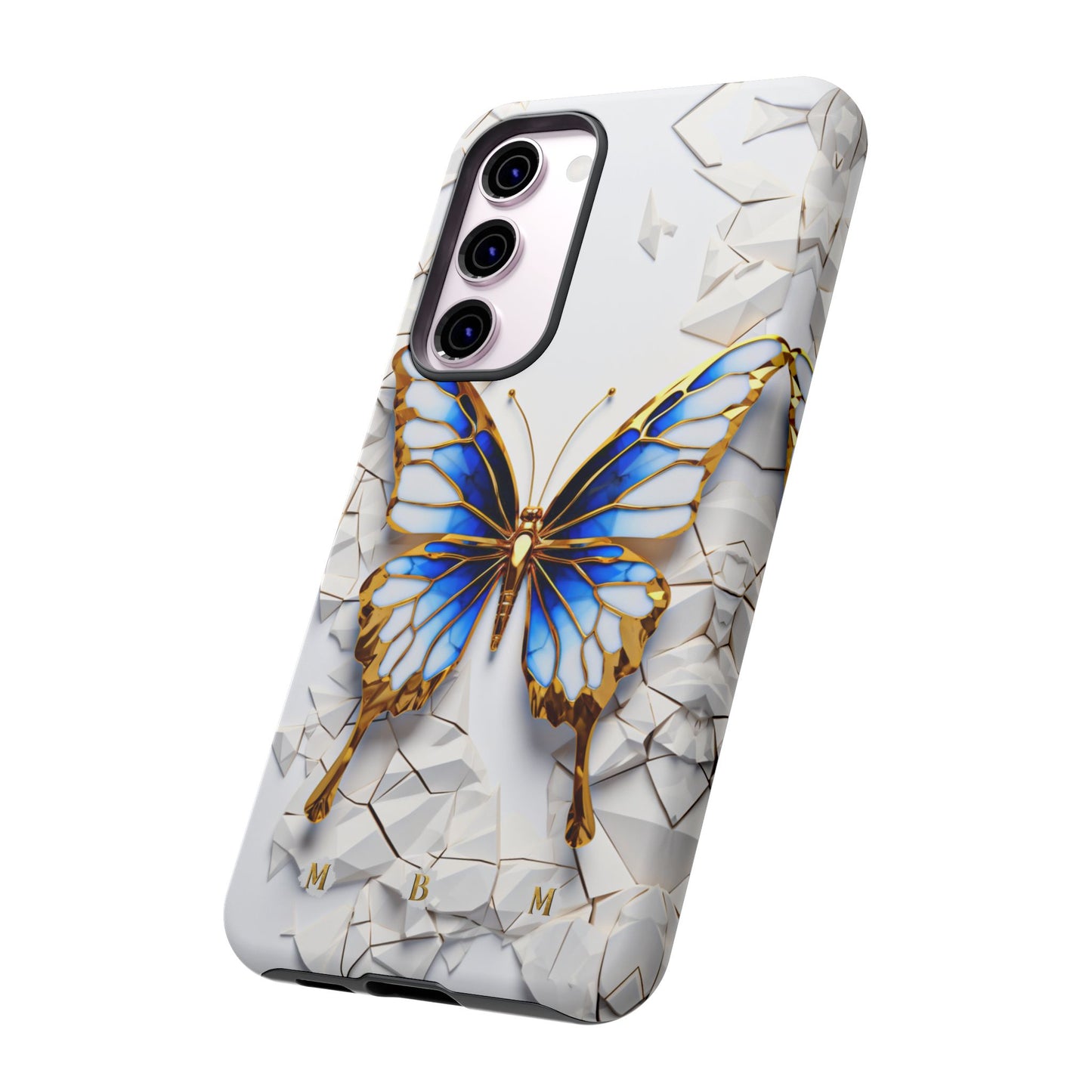 Sapphire Butterfly Samsung Galaxy S Tough Case