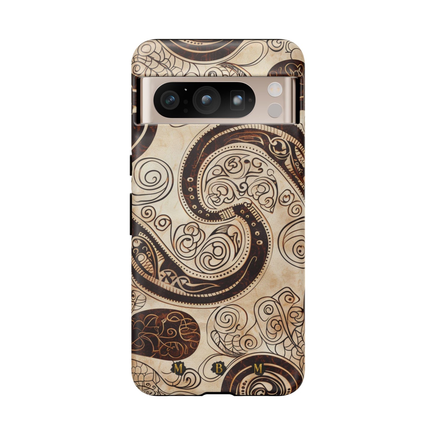 Sepia Scroll Google Pixel Tough Case