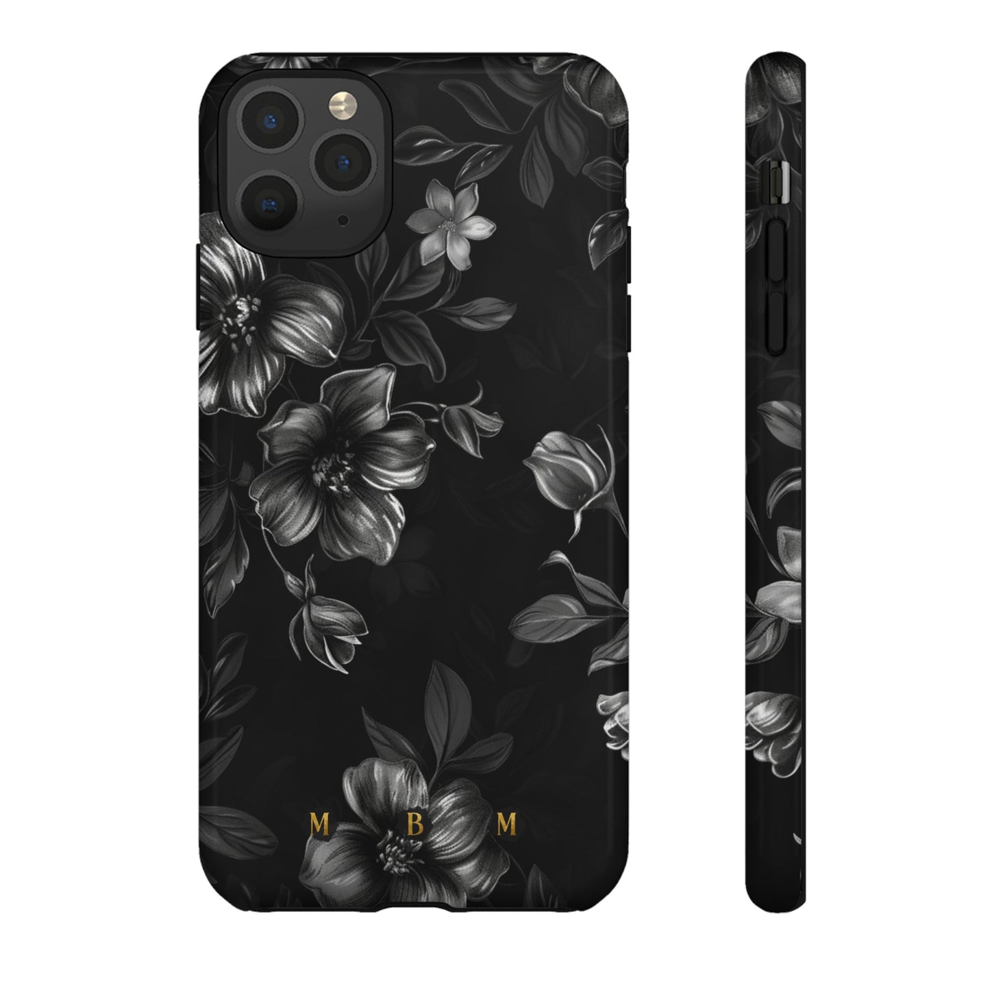 Midnight Flora iPhone Tough Case