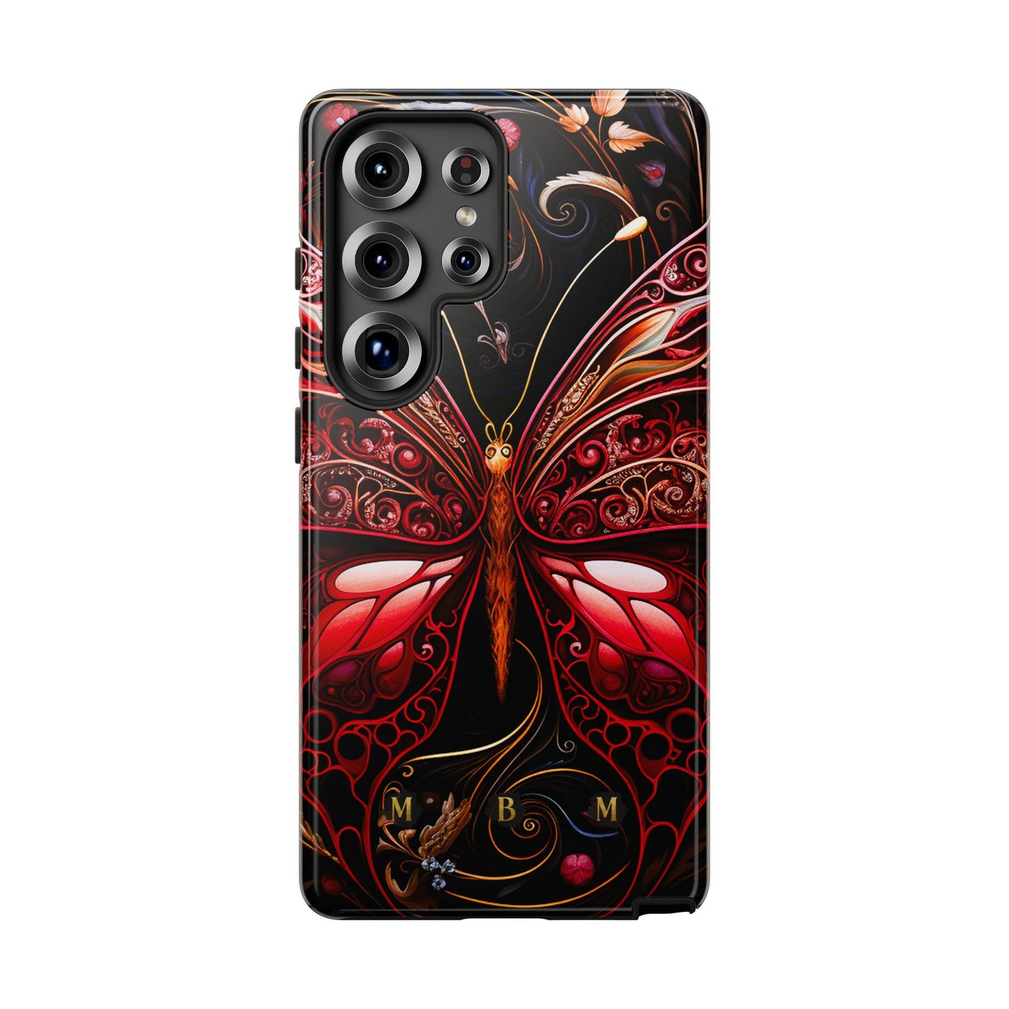 Red Butterfly Samsung Galaxy S Tough Case