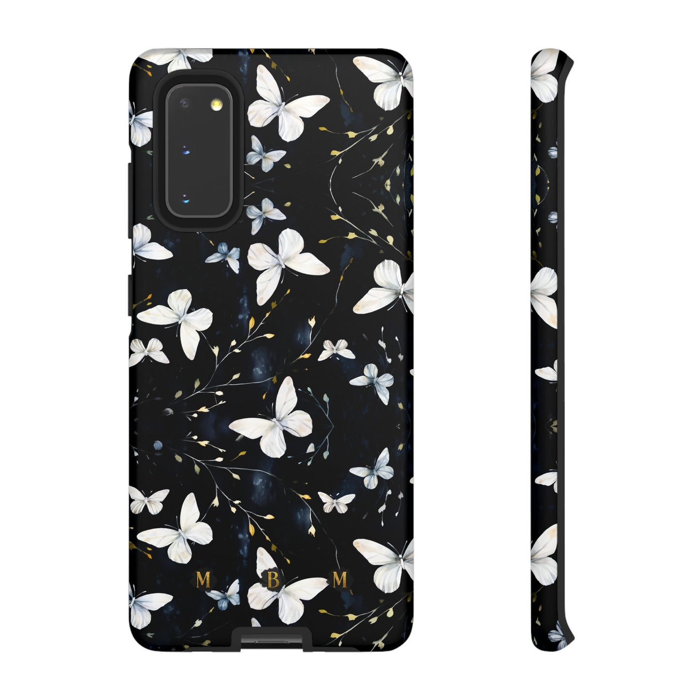 White Butterflies Samsung Galaxy S Tough Case