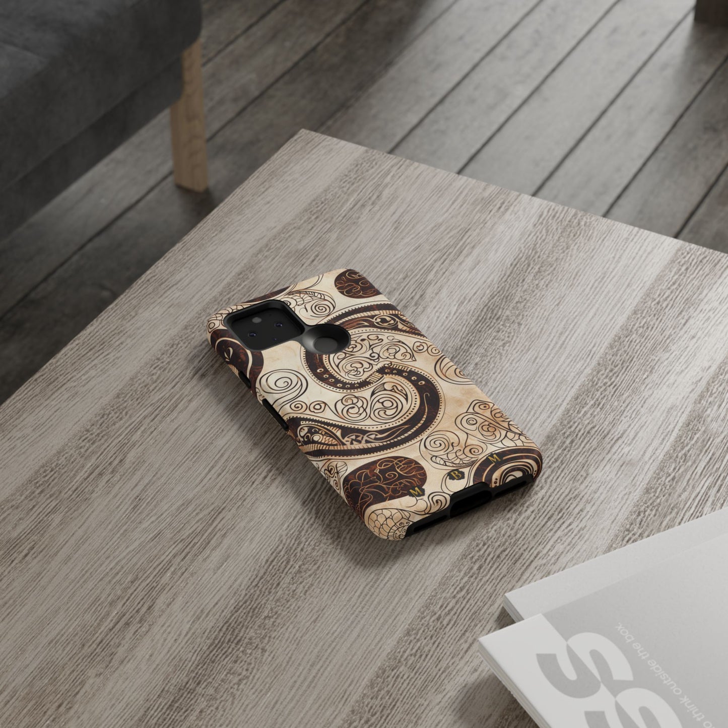 Sepia Scroll Google Pixel Tough Case