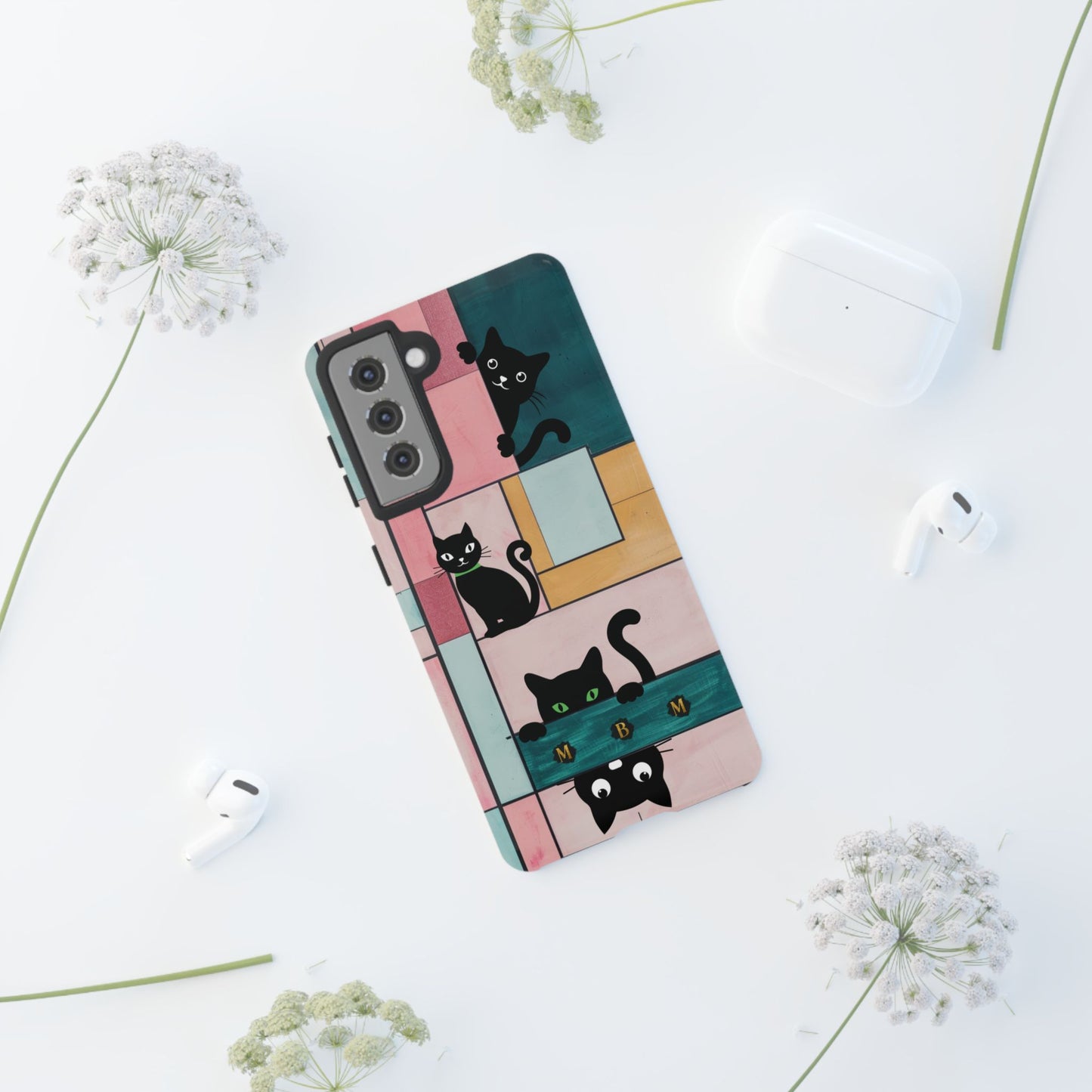 Block Cats Samsung Galaxy S Tough Case