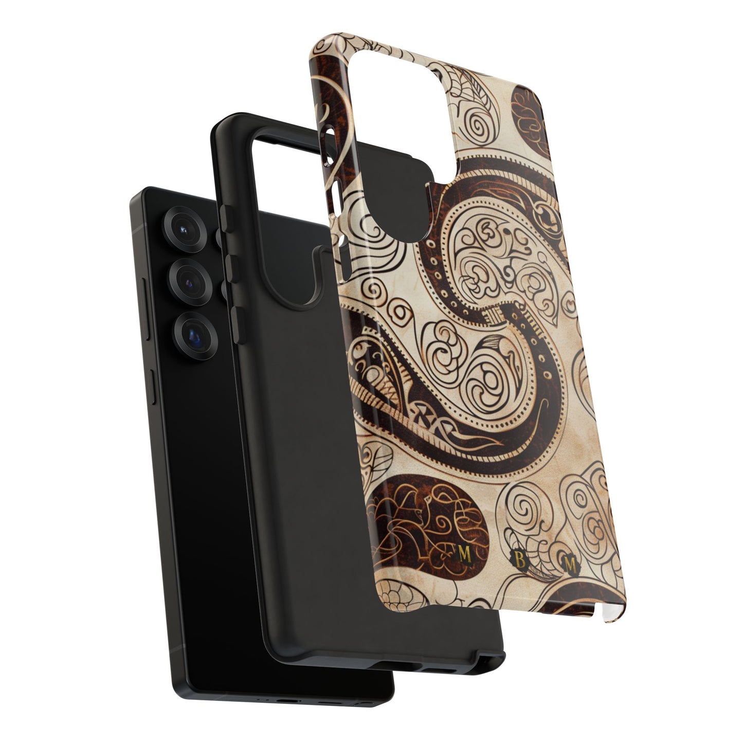 Sepia Scroll Samsung Galaxy S Tough Case
