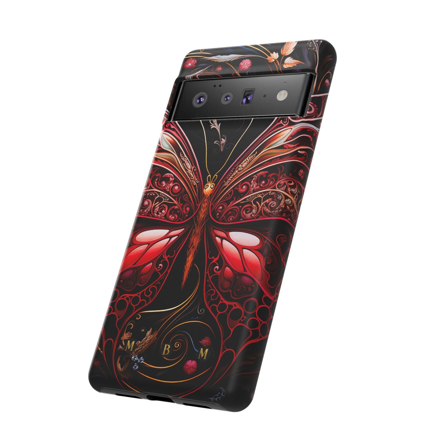 Red Butterfly Google Pixel Tough Case