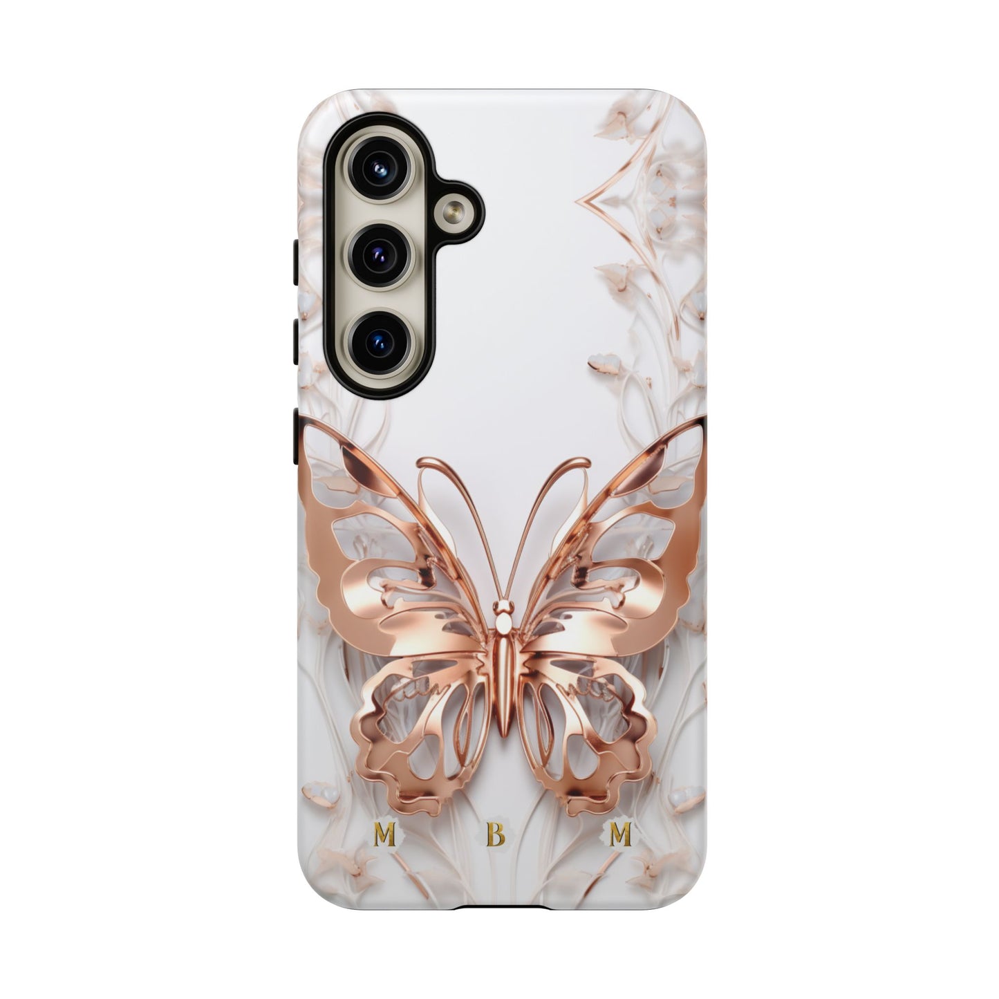 Rose Gold Butterfly Samsung Galaxy S Tough Case