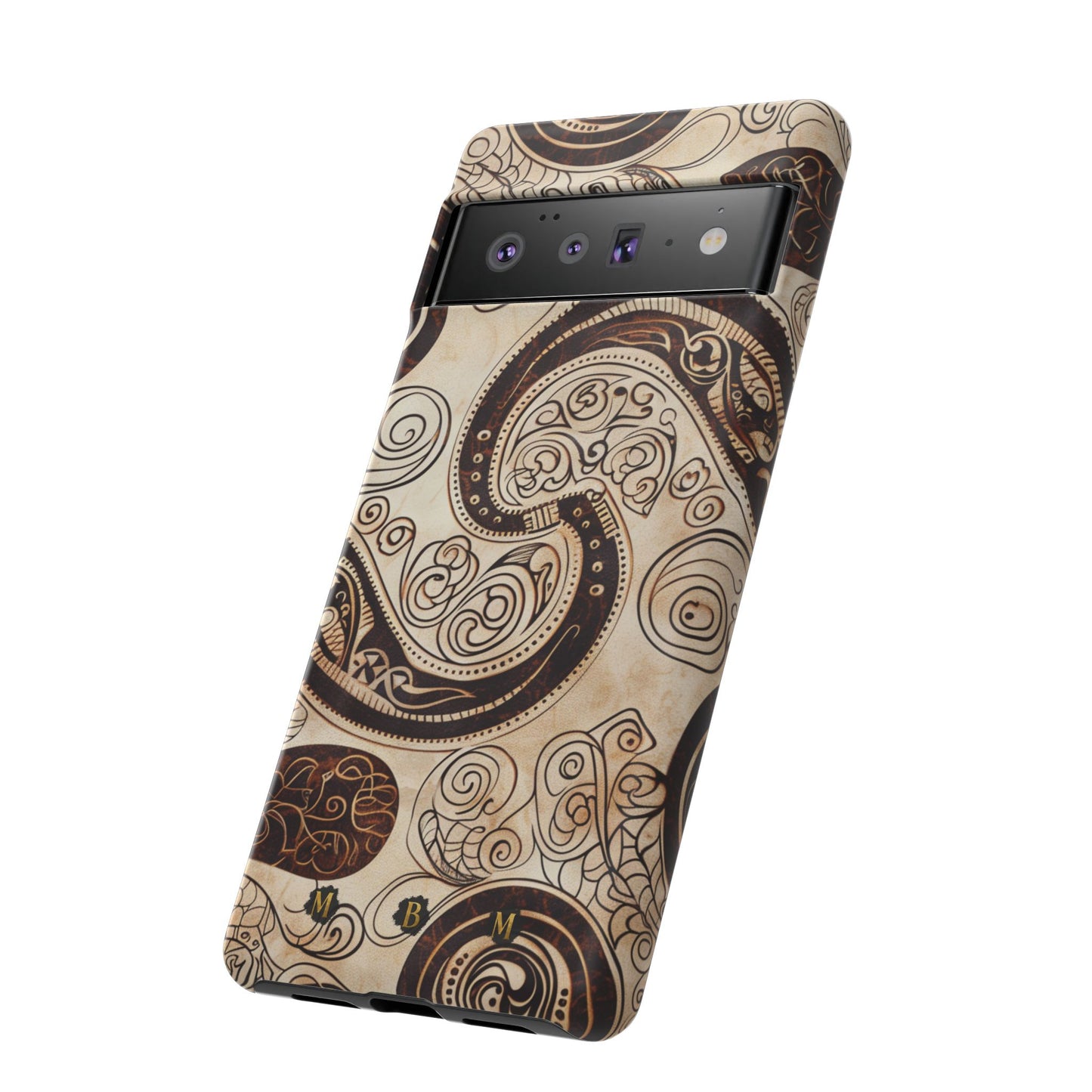 Sepia Scroll Google Pixel Tough Case