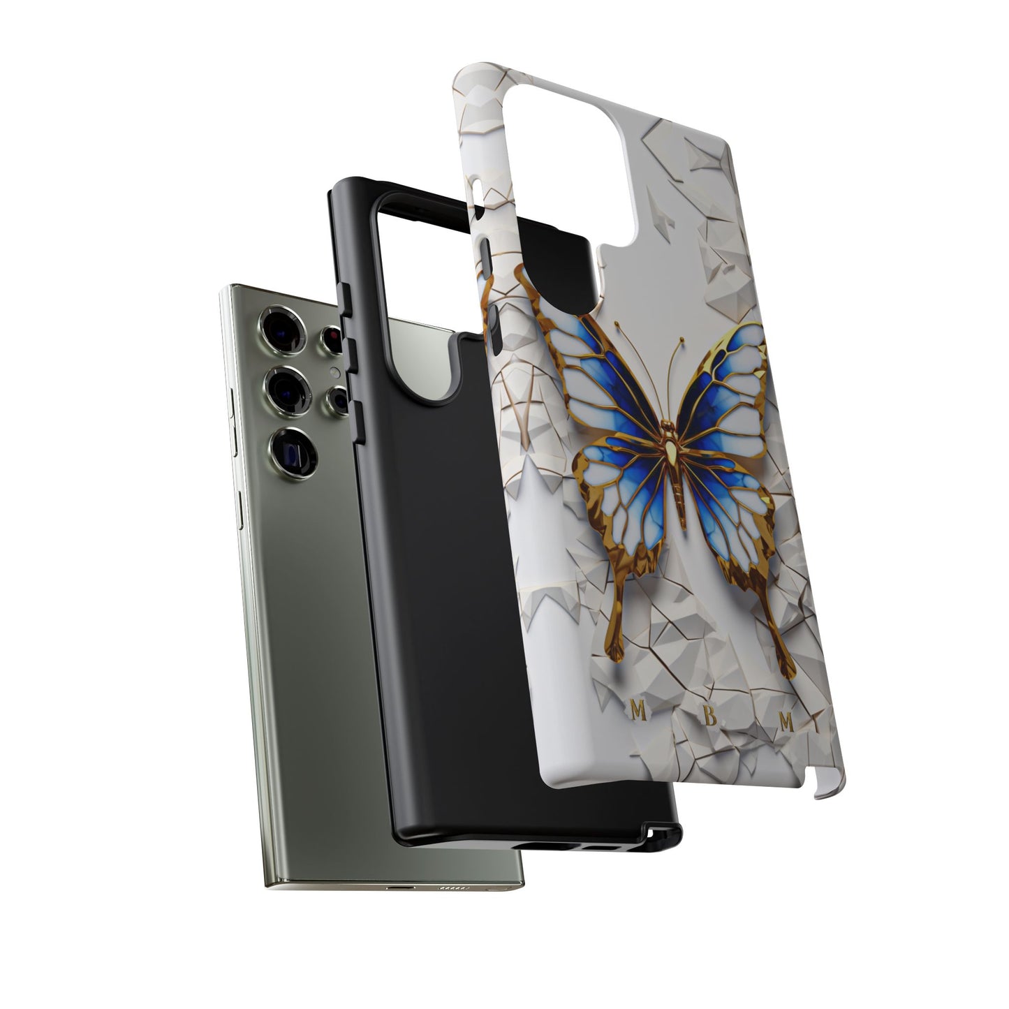 Sapphire Butterfly Samsung Galaxy S Tough Case