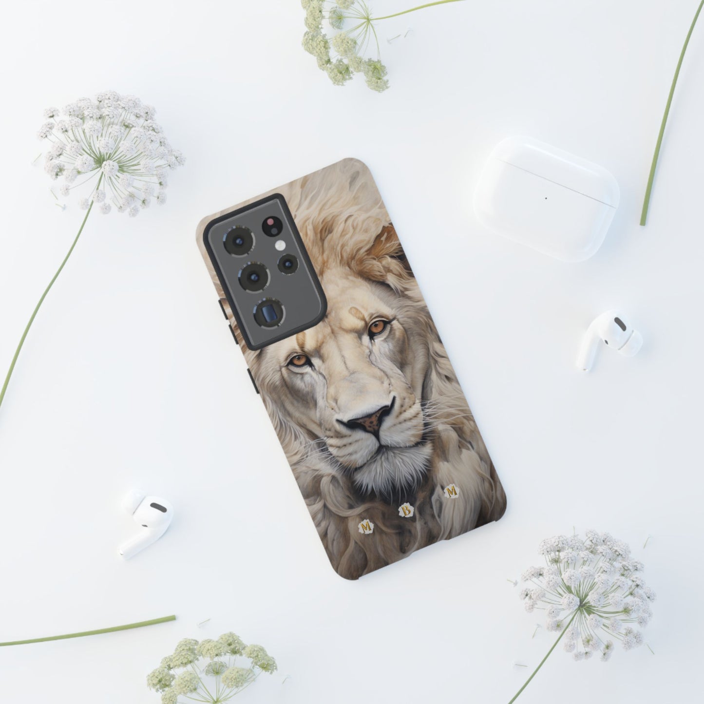White Lion Samsung Galaxy S Tough Case