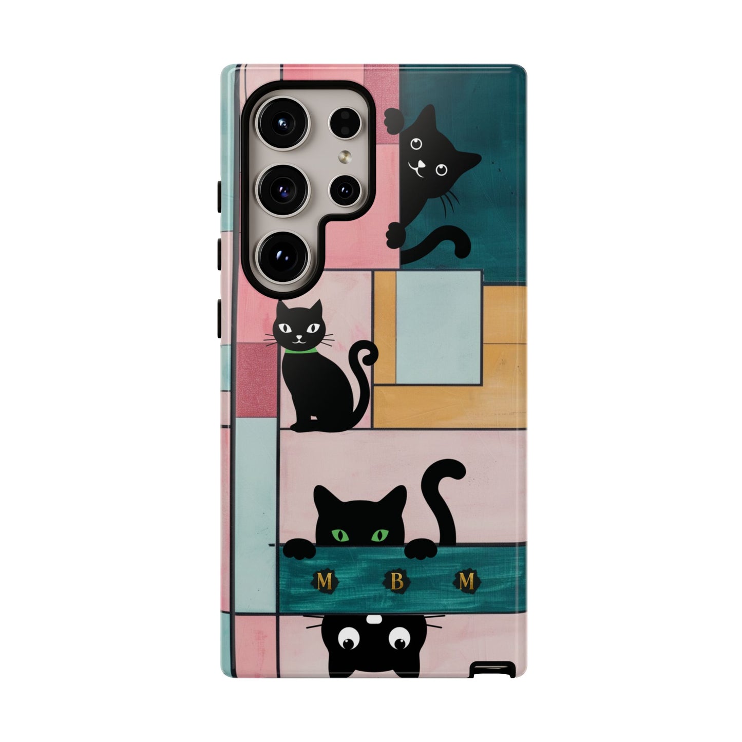 Block Cats Samsung Galaxy S Tough Case
