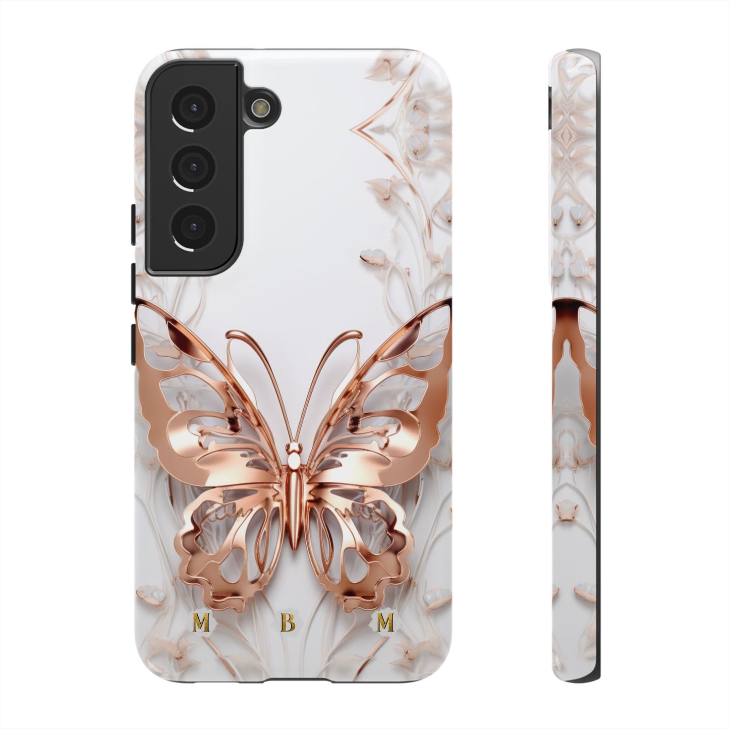 Rose Gold Butterfly Samsung Galaxy S Tough Case