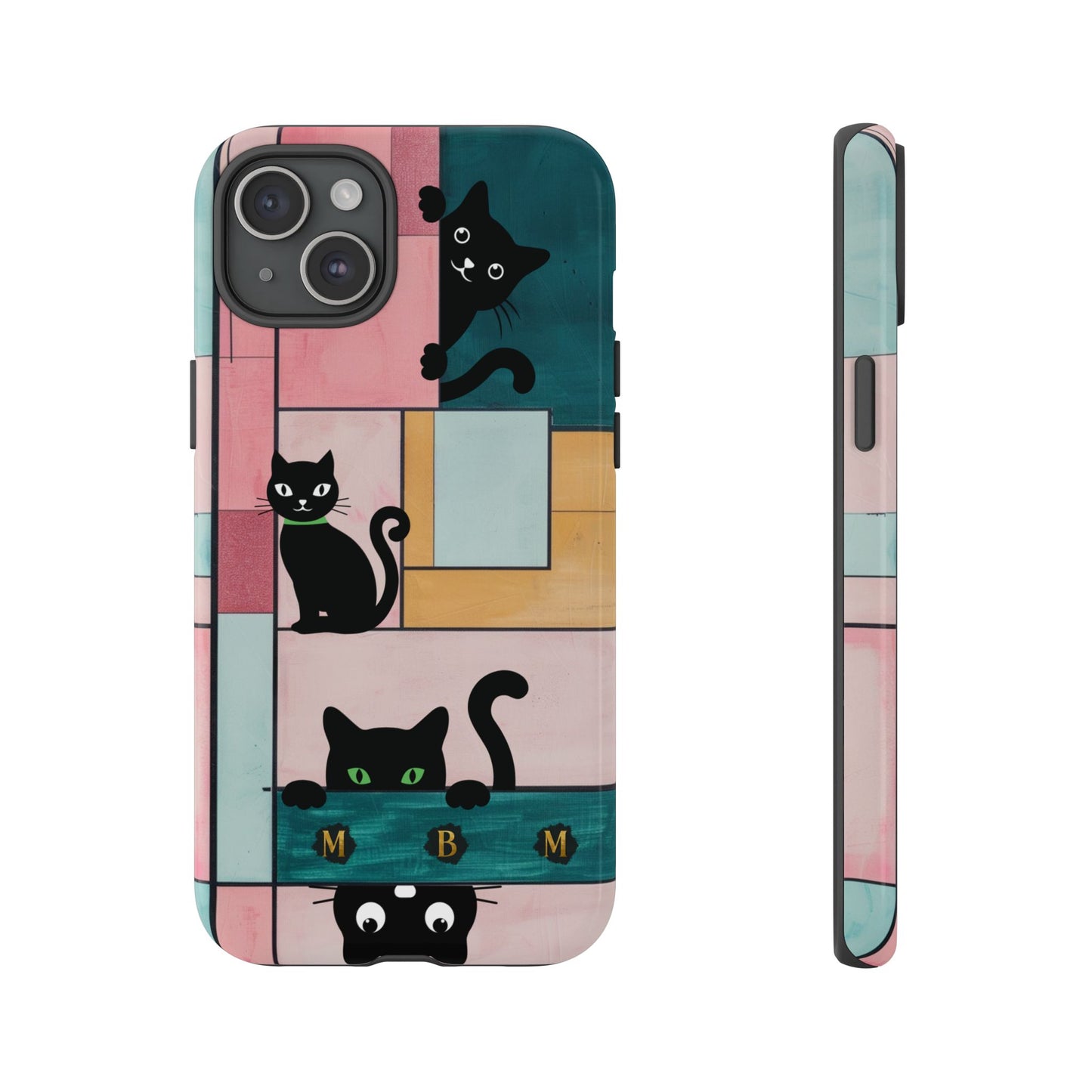 Block Cats iPhone Tough Case
