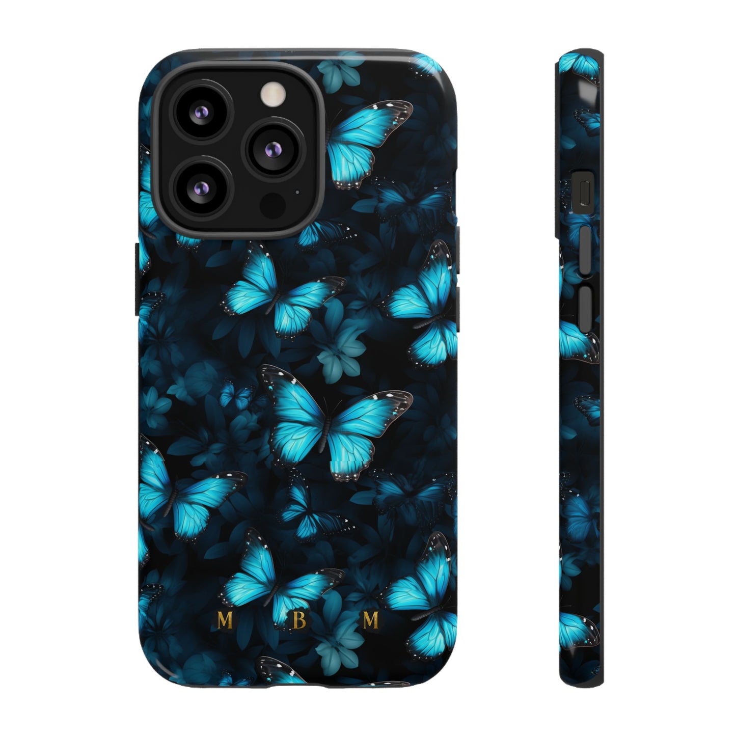 Blue Butterflies iPhone Tough Case