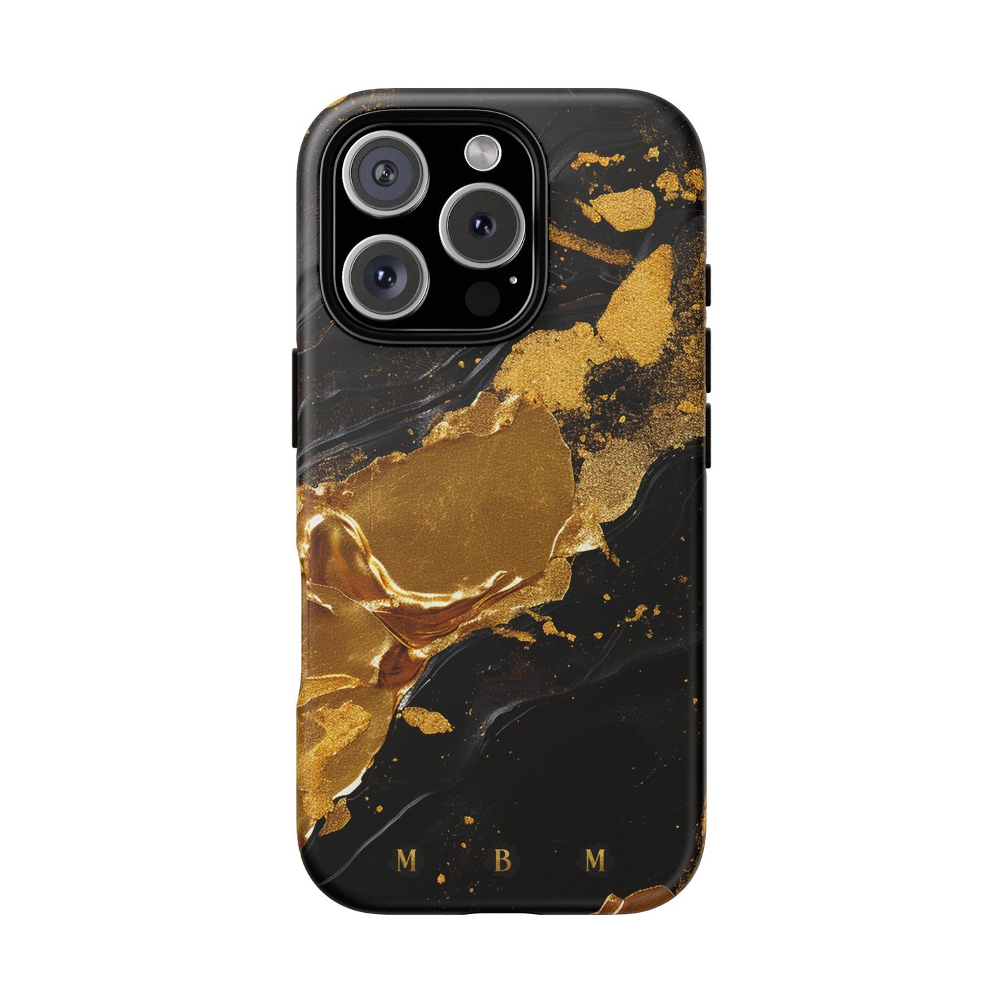 Black Gold iPhone Tough Case