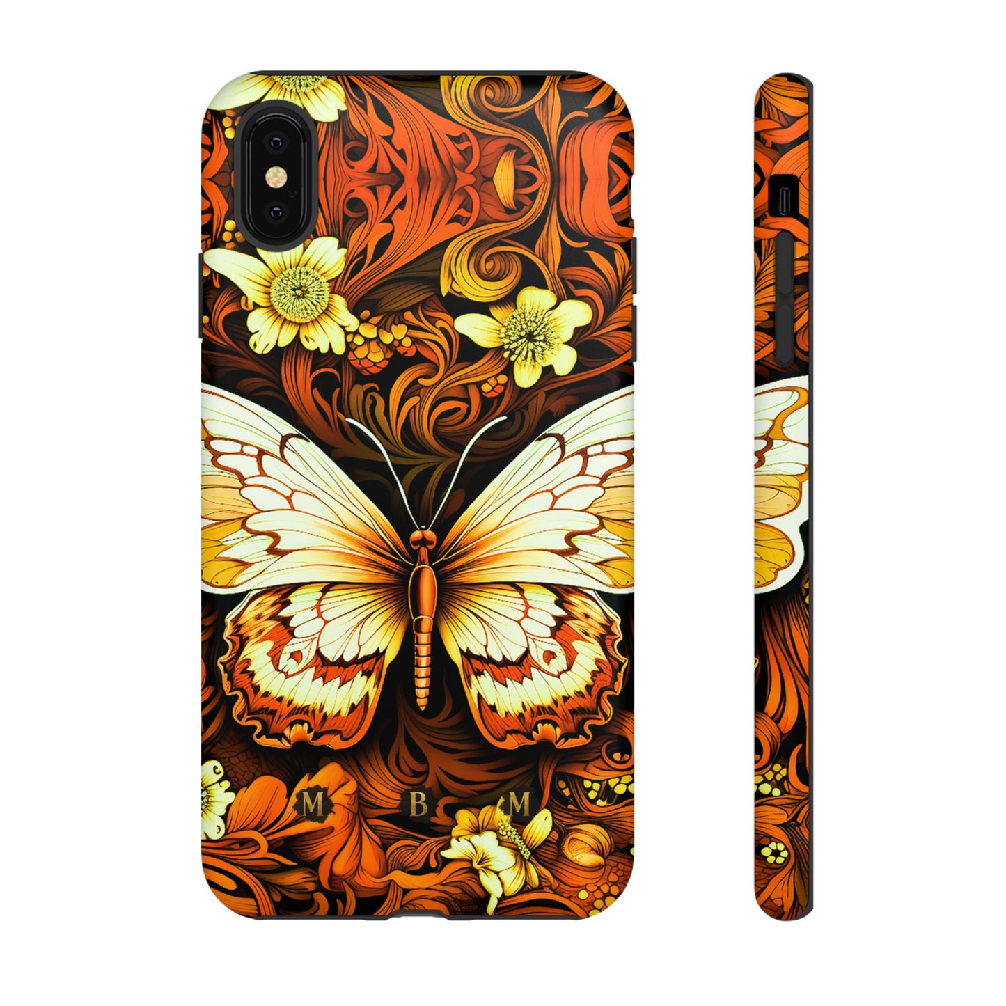 Vintage Orange iPhone Tough Case