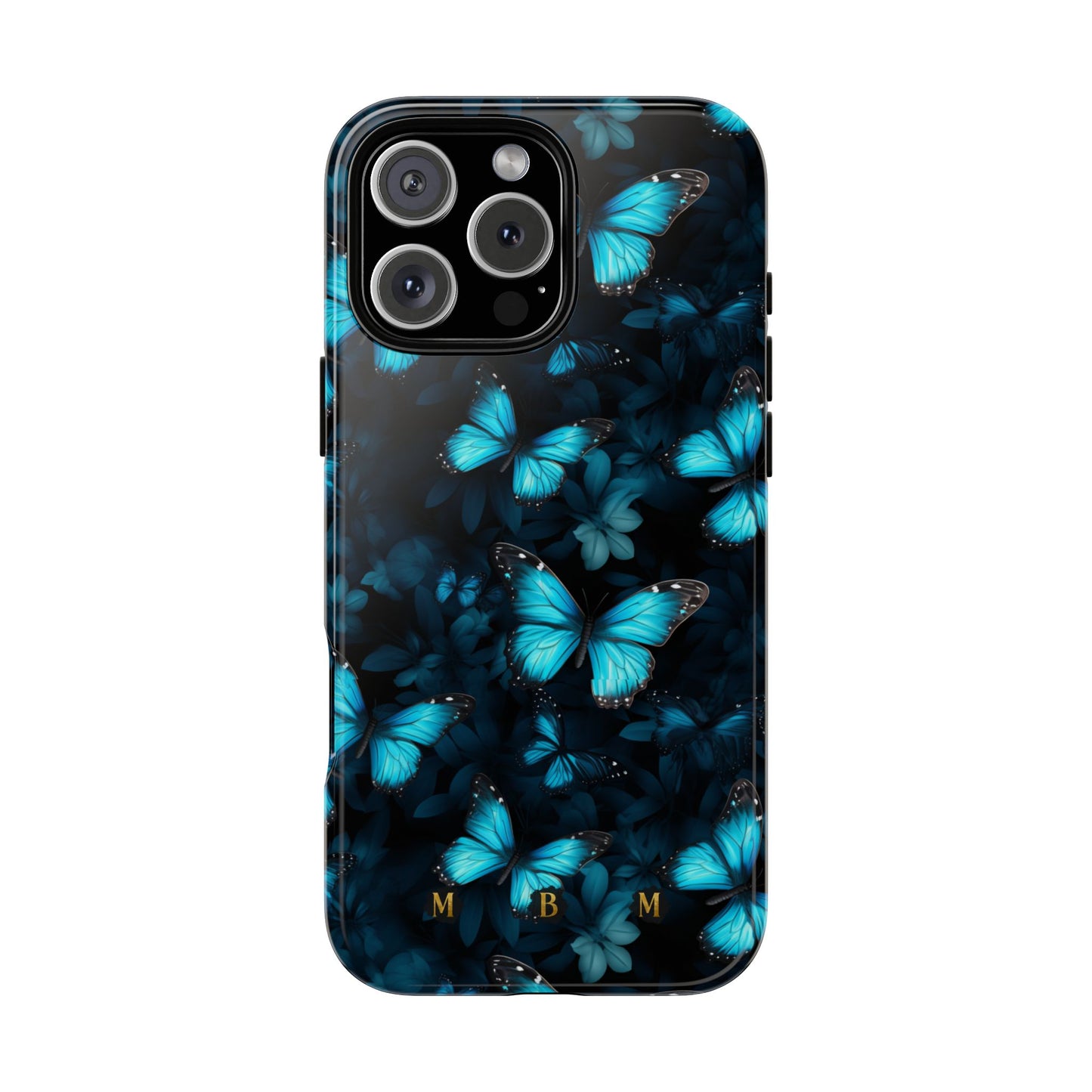 Blue Butterflies iPhone Tough Case