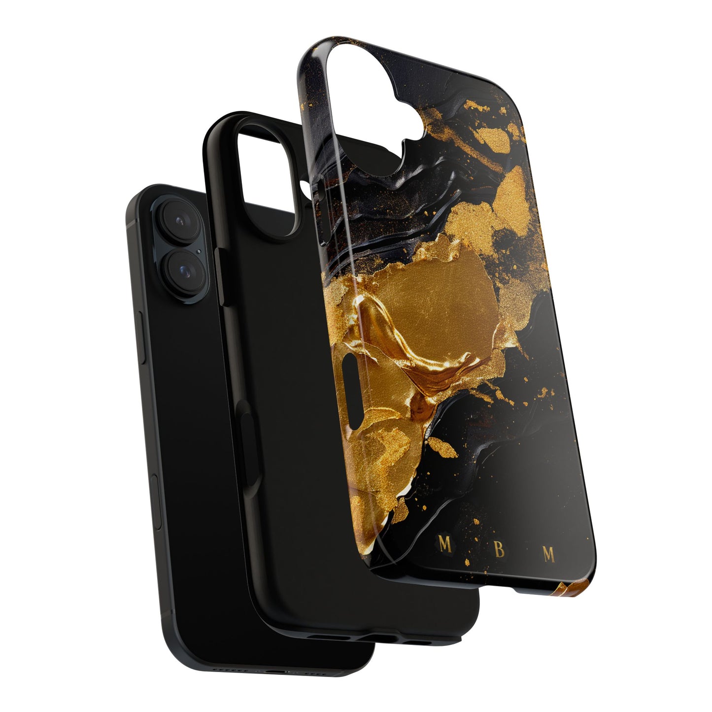 Black Gold iPhone Tough Case