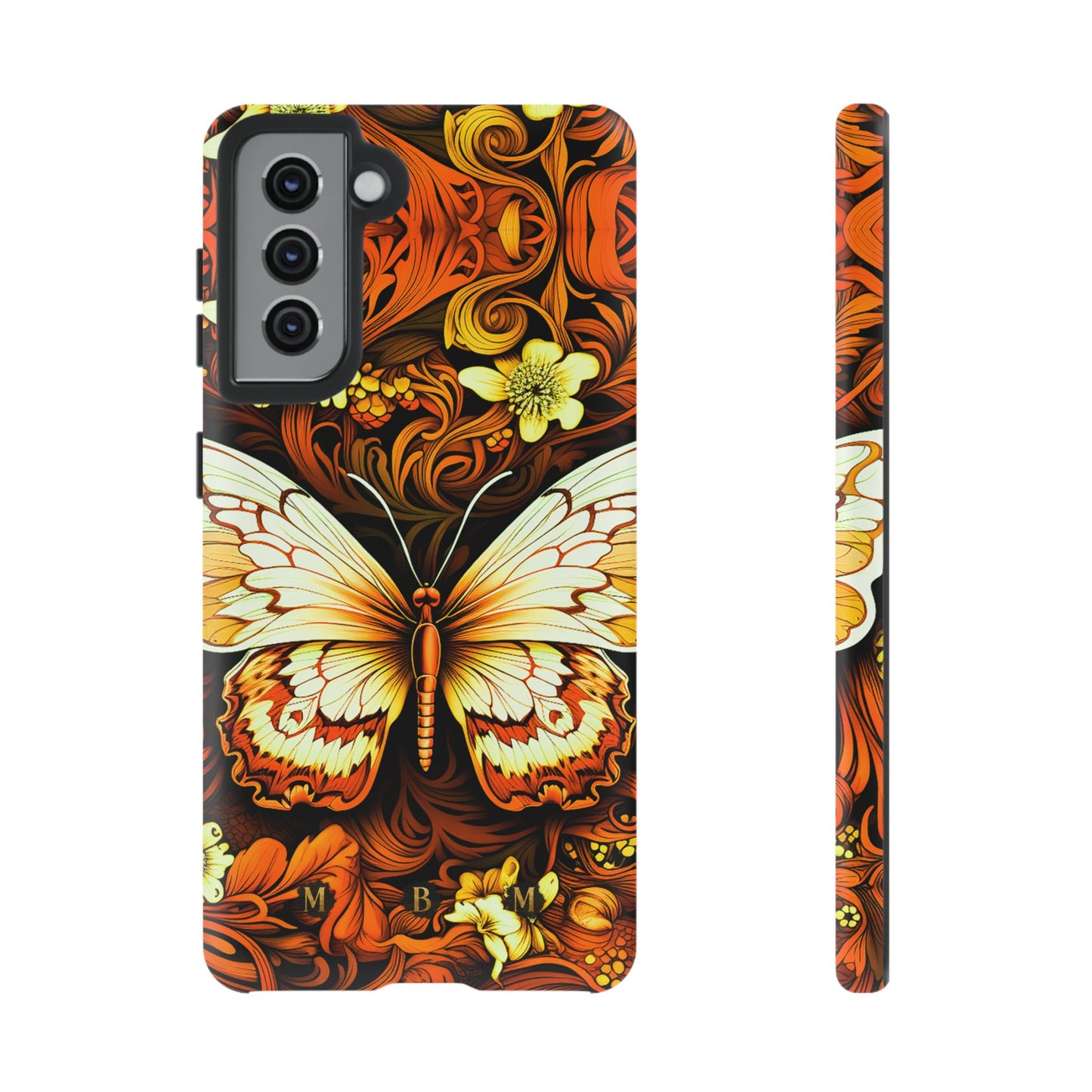 Vintage Orange Samsung Galaxy S Tough Case