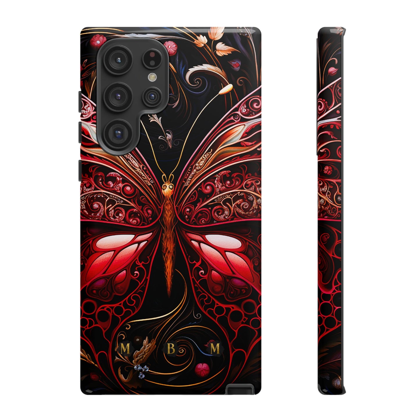 Red Butterfly Samsung Galaxy S Tough Case