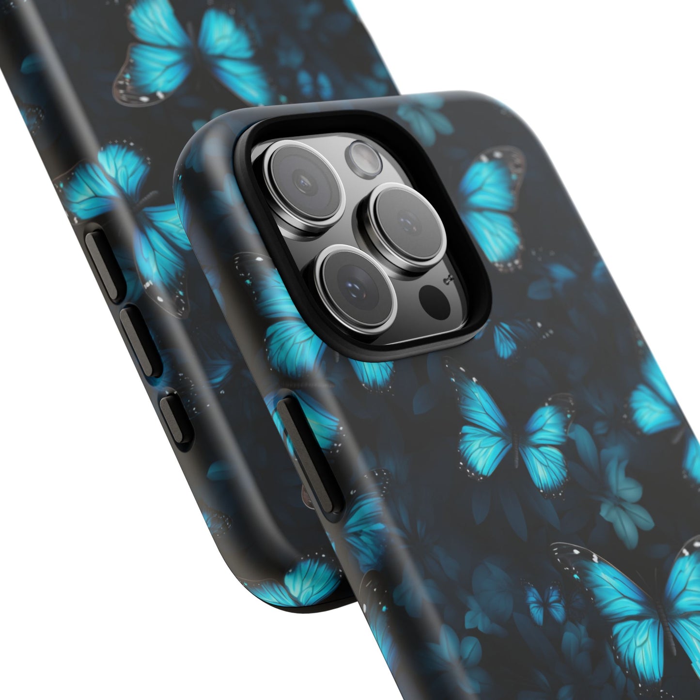 Blue Butterflies iPhone Tough Case