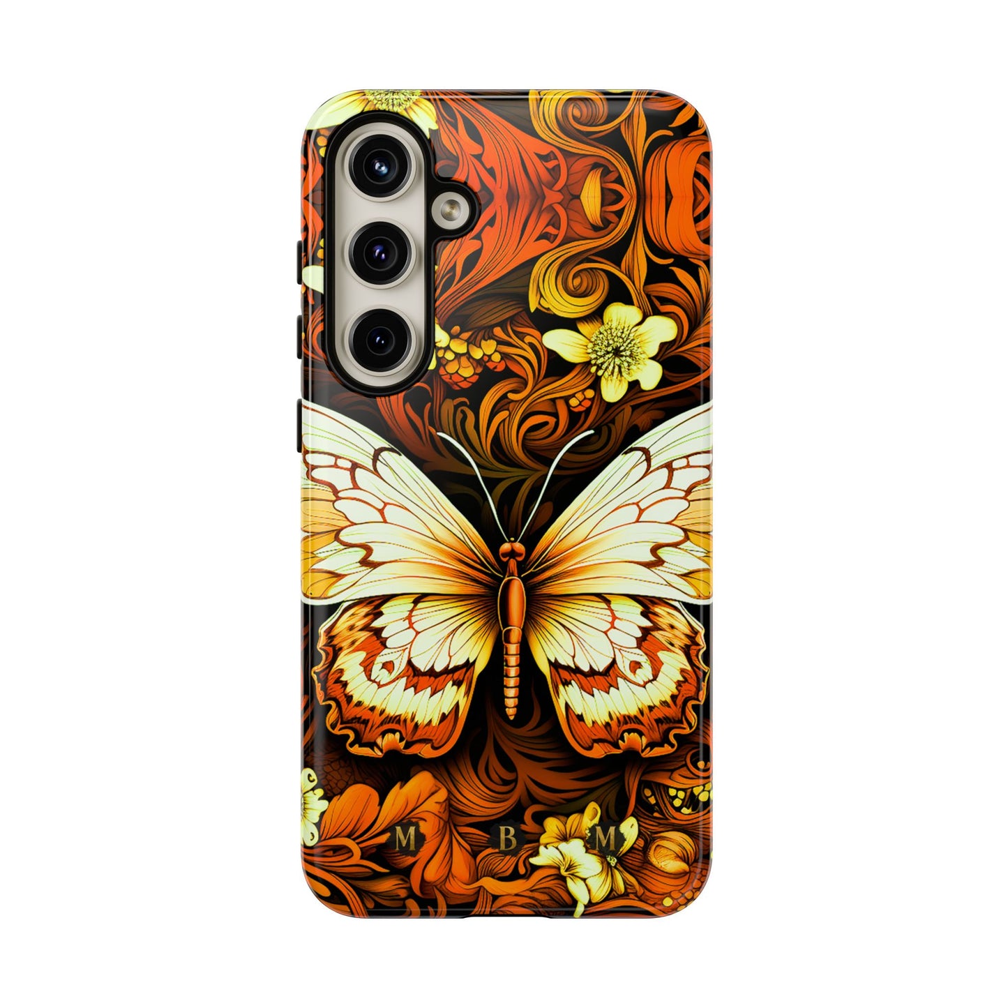 Vintage Orange Samsung Galaxy S Tough Case