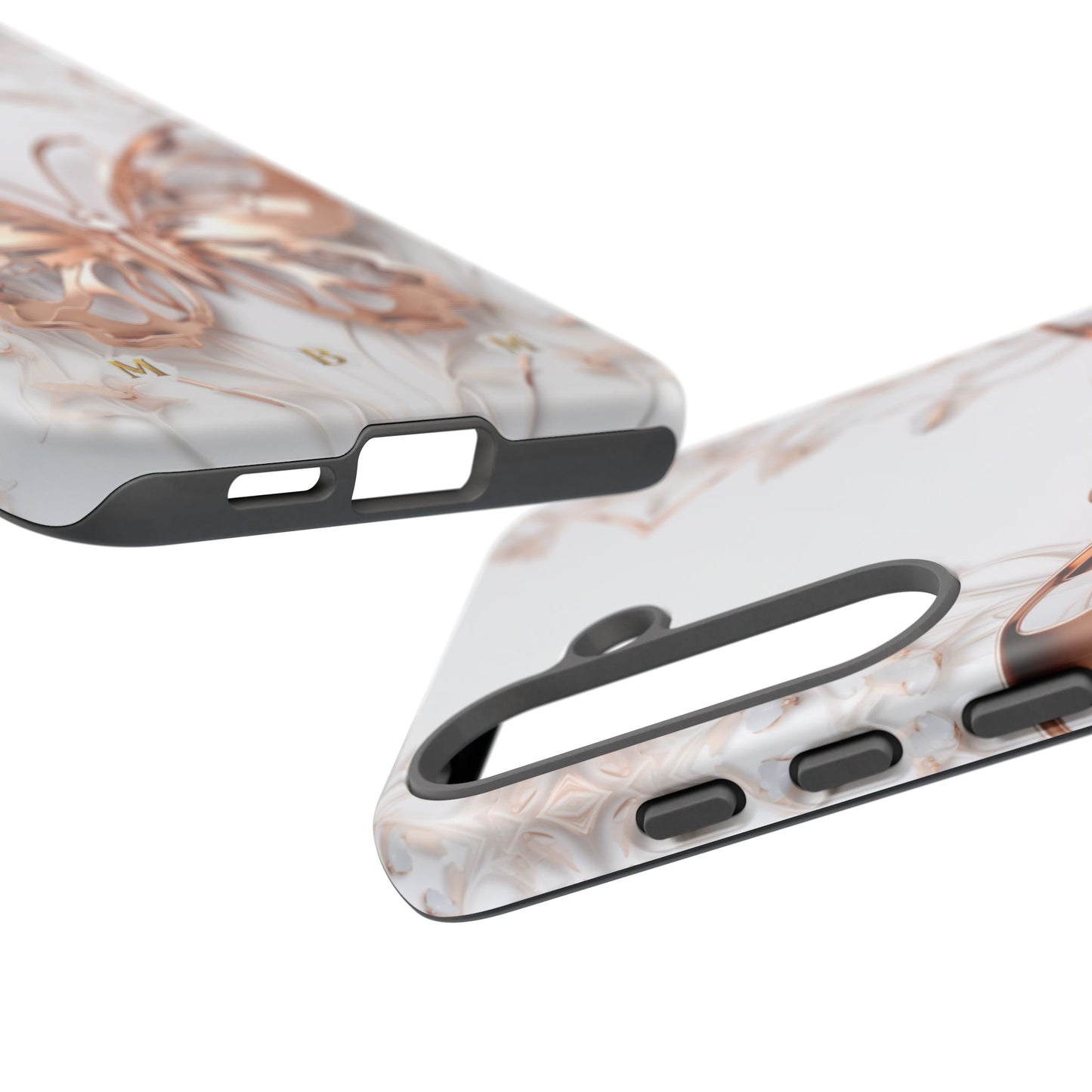 Rose Gold Butterfly Samsung Galaxy S Tough Case