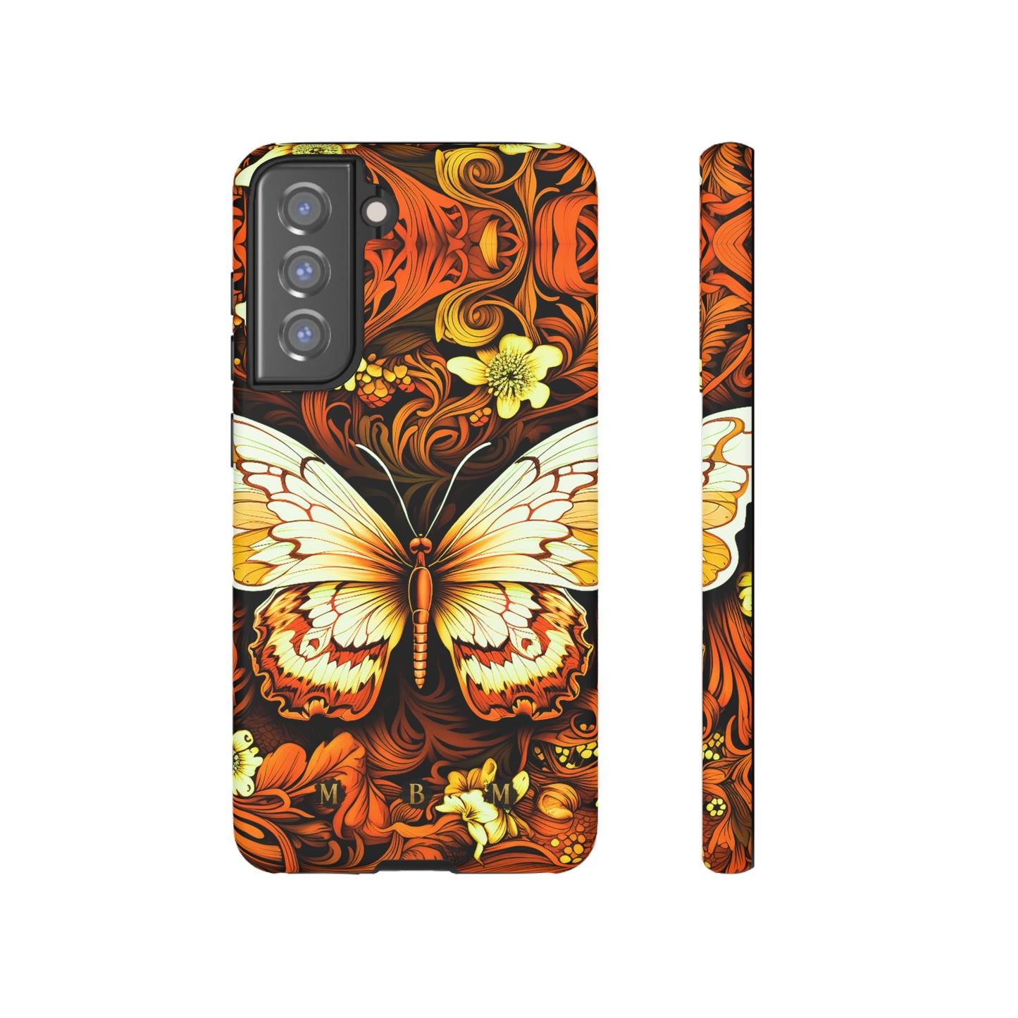 Vintage Orange Samsung Galaxy S Tough Case