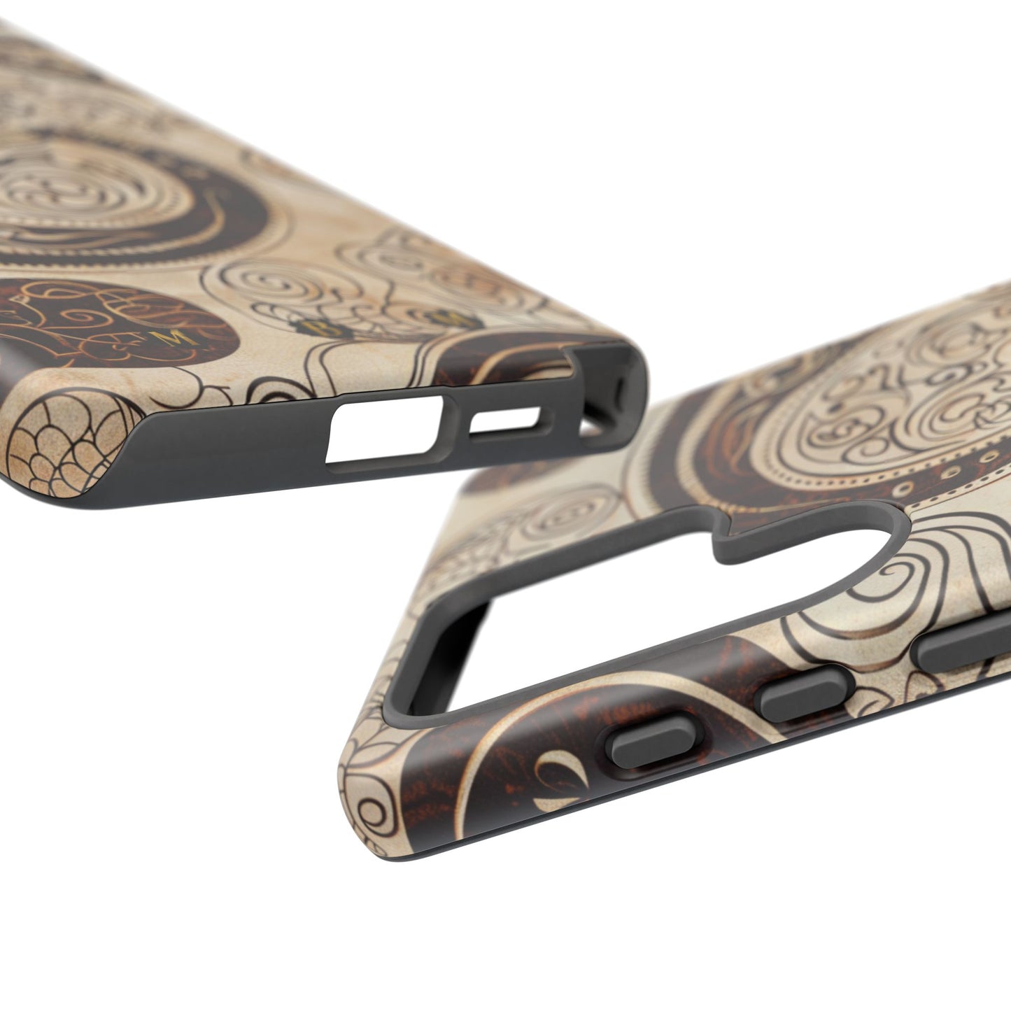 Sepia Scroll Samsung Galaxy S Tough Case
