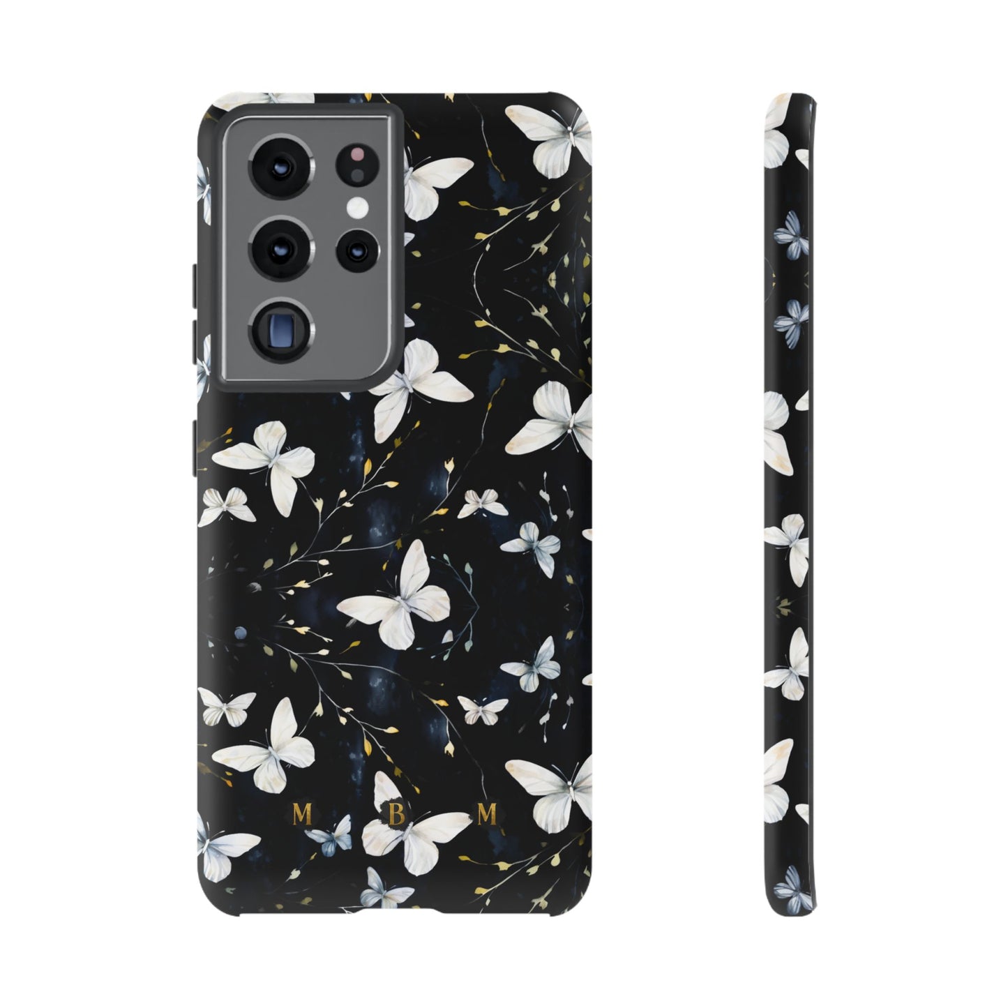 White Butterflies Samsung Galaxy S Tough Case