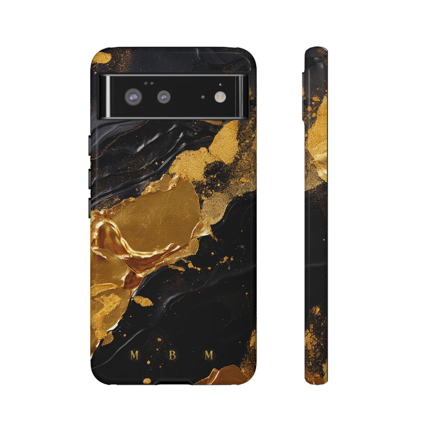 Black Gold Google Pixel Tough Case