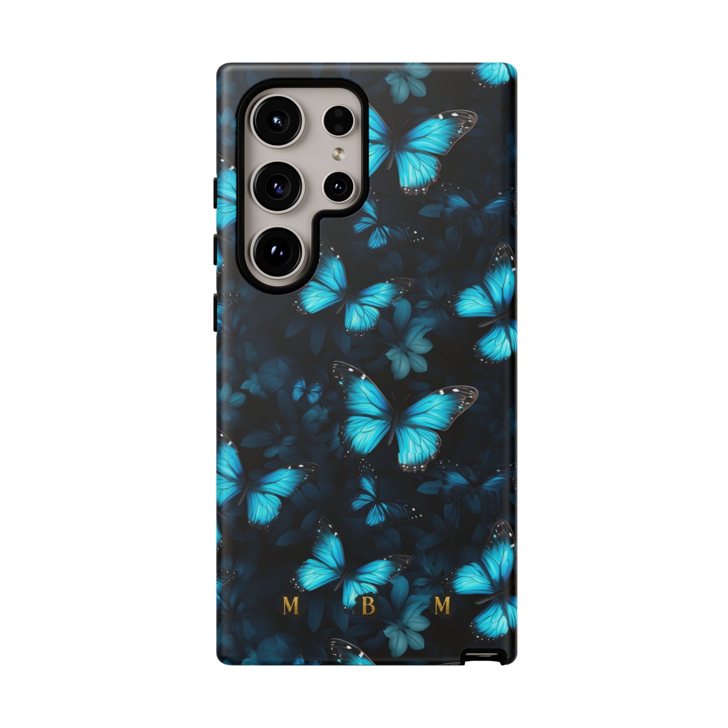 Blue Butterflies Samsung Galaxy S Tough Case
