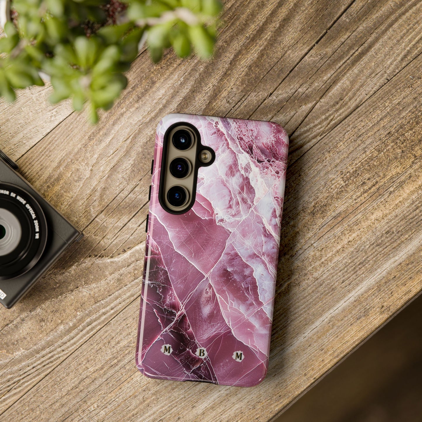 Pink Marble Samsung Galaxy S Tough Case