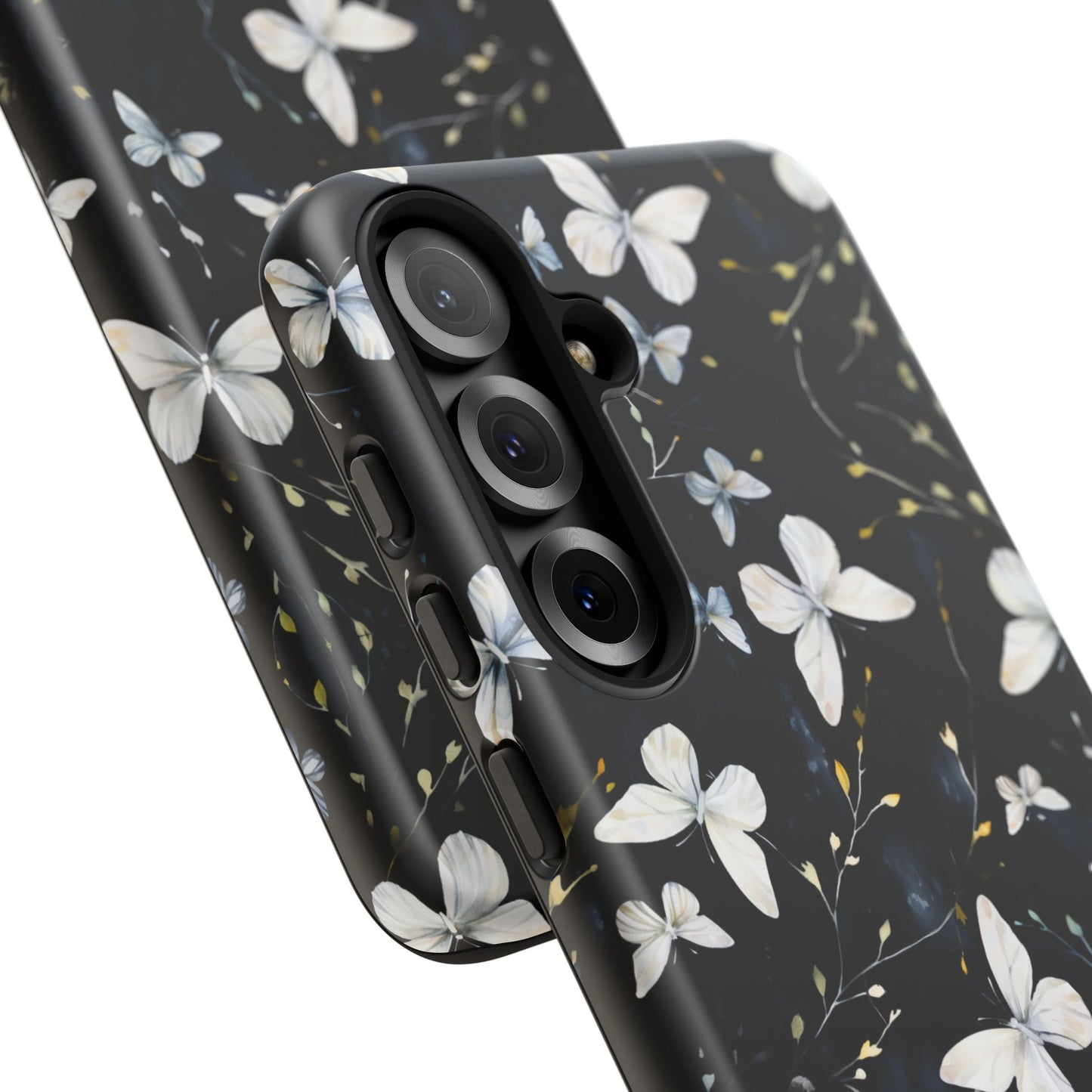 White Butterflies Samsung Galaxy S Tough Case