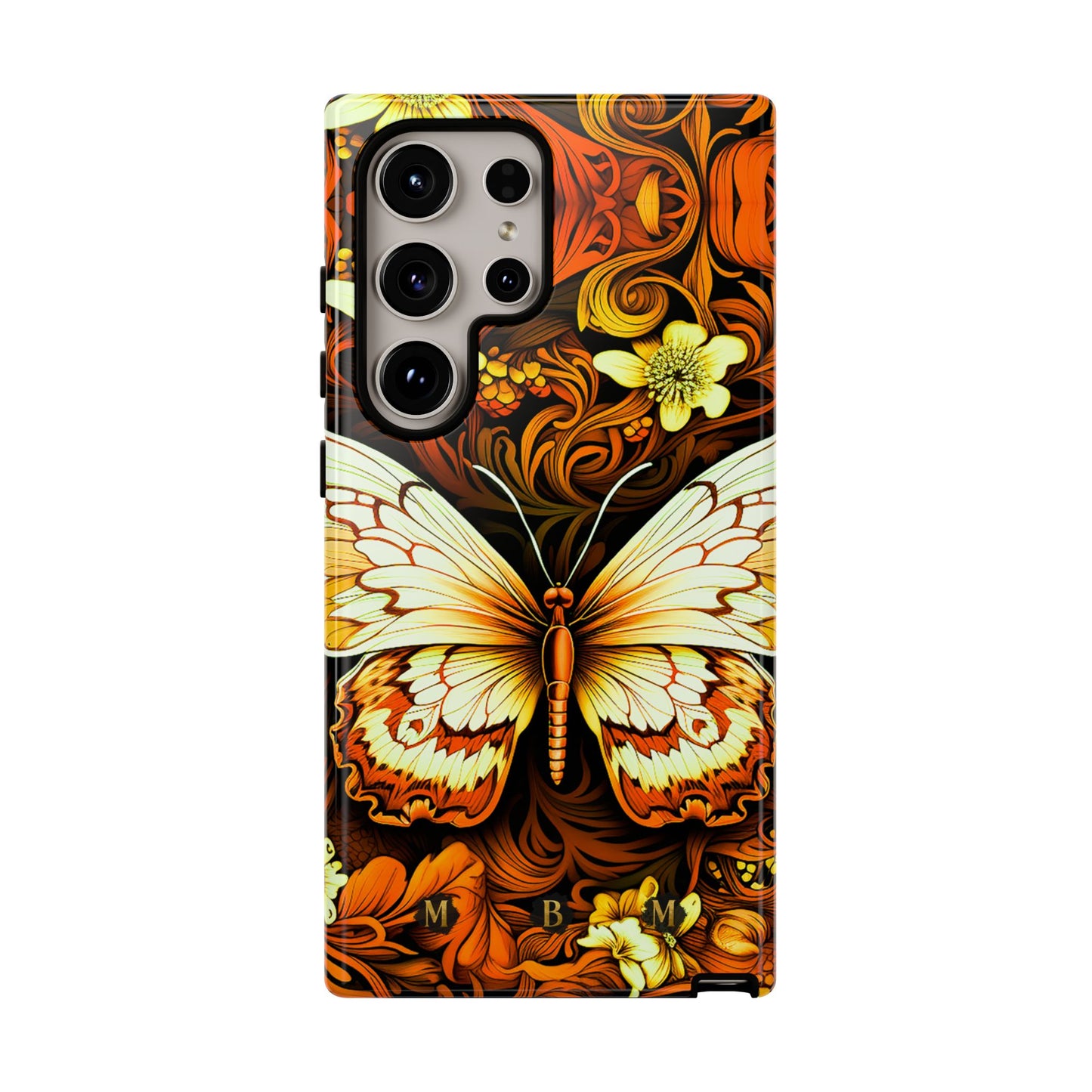 Vintage Orange Samsung Galaxy S Tough Case