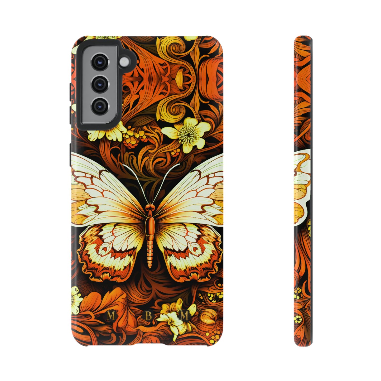 Vintage Orange Samsung Galaxy S Tough Case