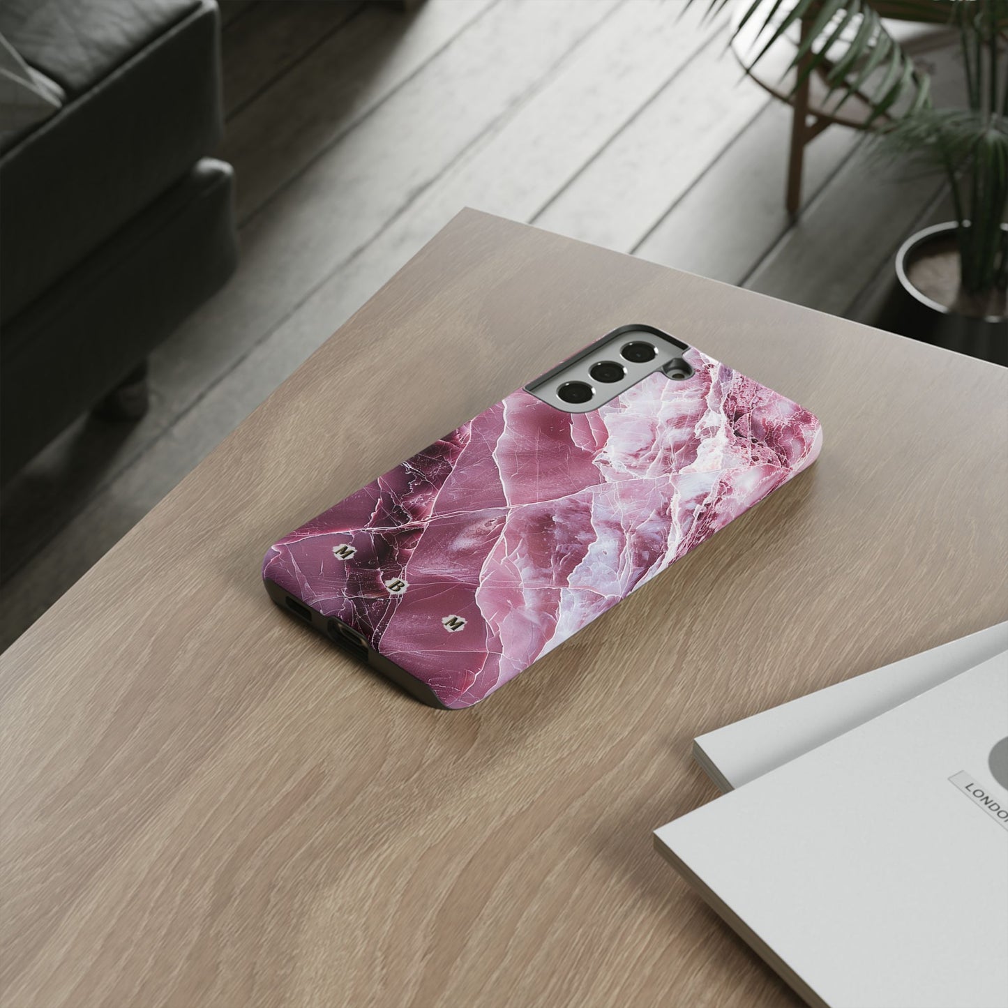 Pink Marble Samsung Galaxy S Tough Case