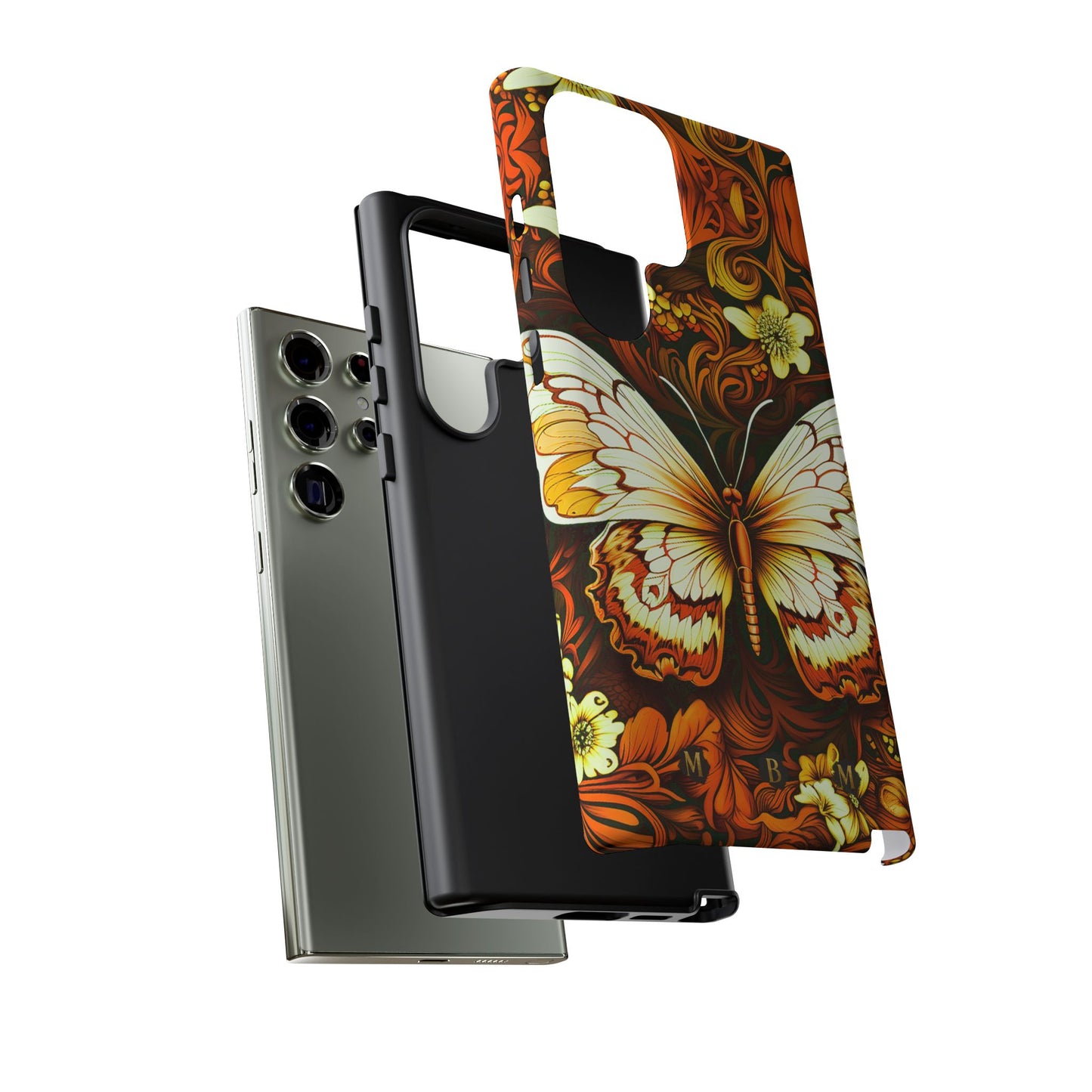 Vintage Orange Samsung Galaxy S Tough Case