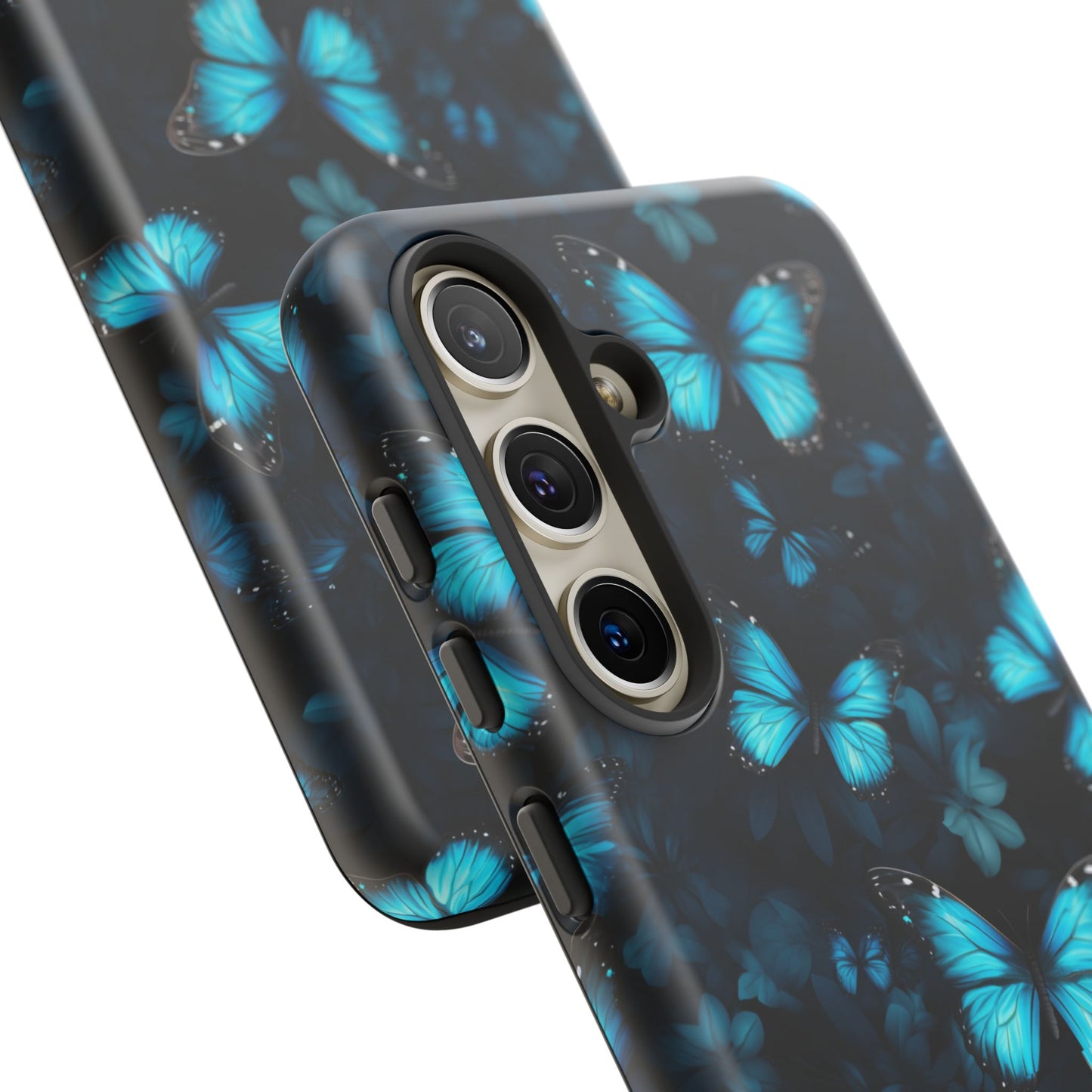 Blue Butterflies Samsung Galaxy S Tough Case