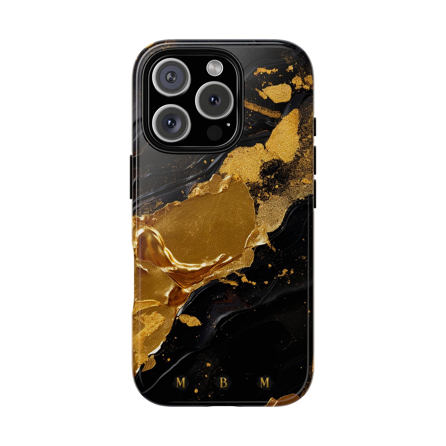 Black Gold iPhone Tough Case
