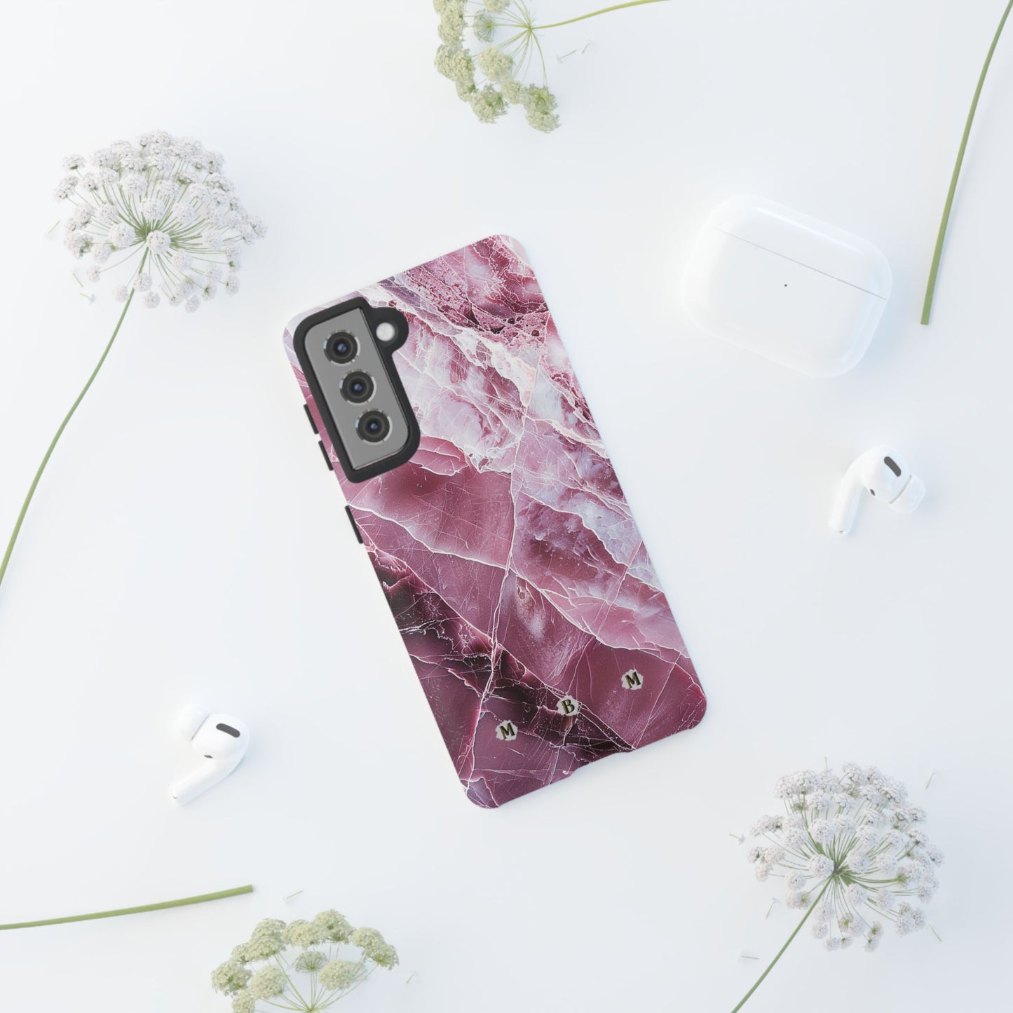 Pink Marble Samsung Galaxy S Tough Case