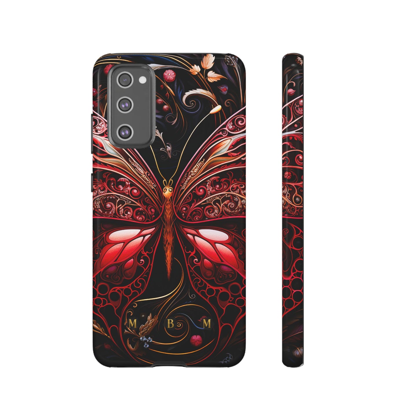 Red Butterfly Samsung Galaxy S Tough Case